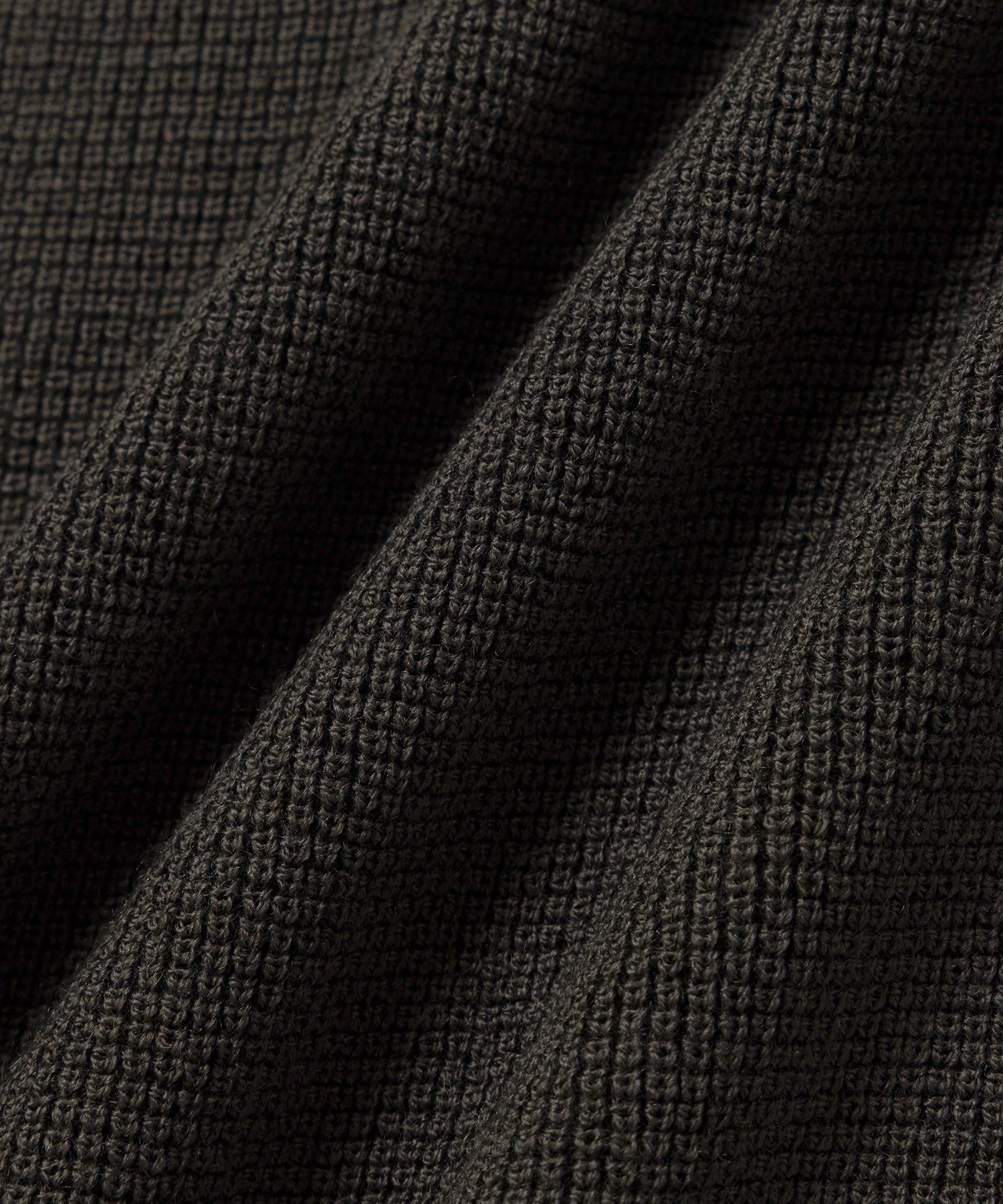 Army Green | Alex Merino Wool Open Placket Polo