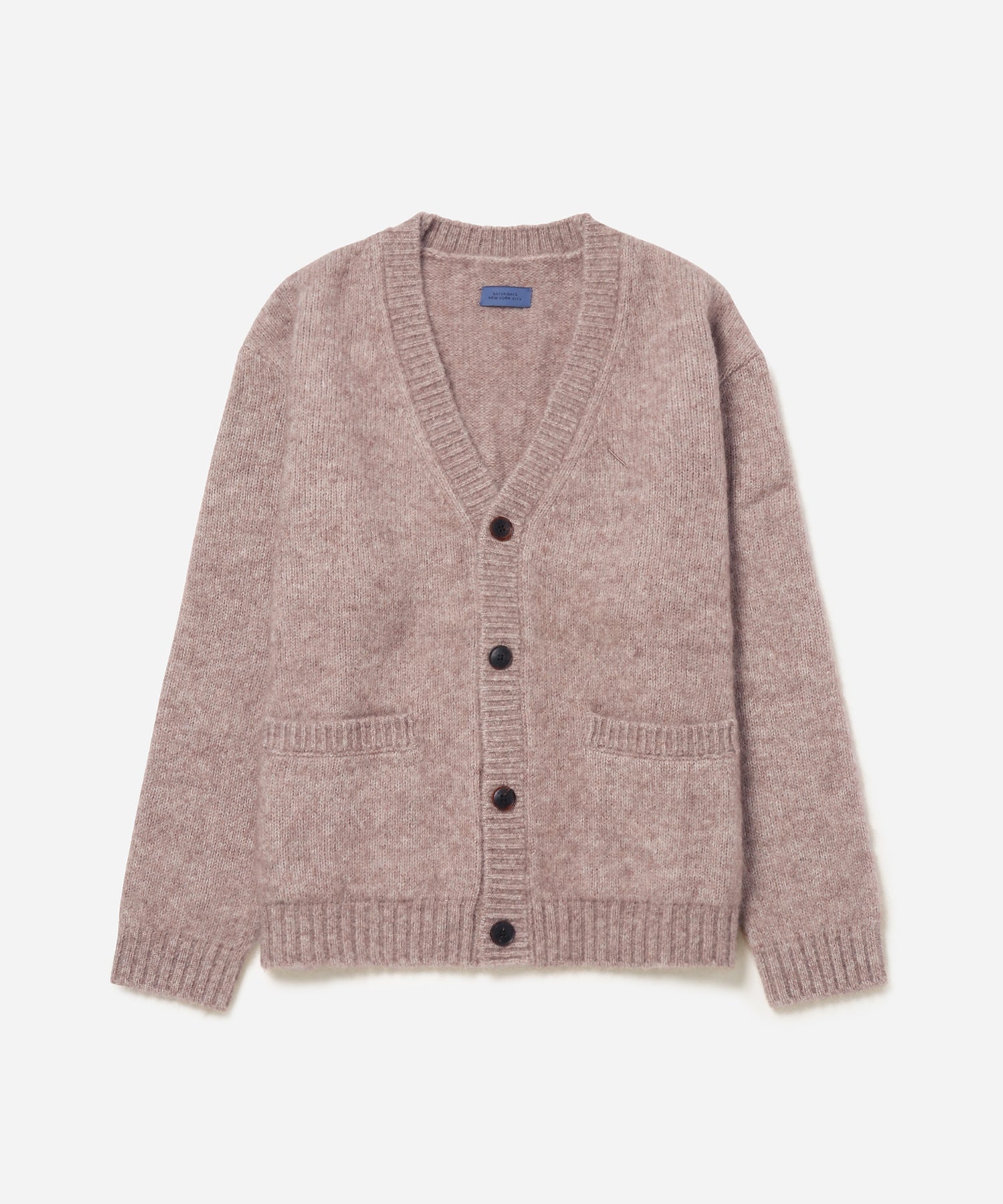 Pumice | Michael Shaggy Wool Cardigan