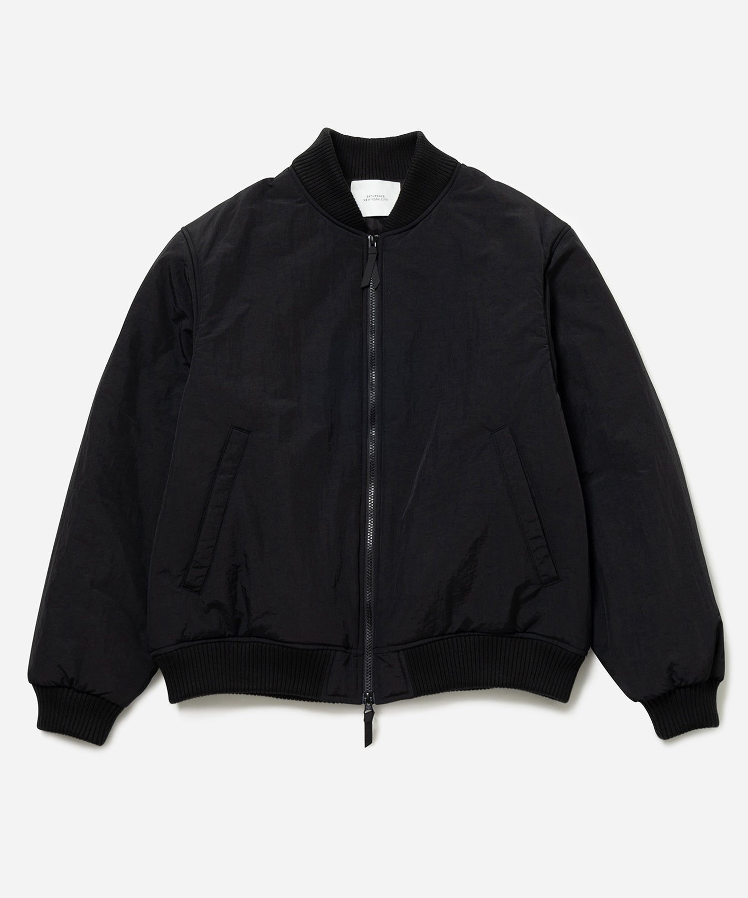 Black | Padded Zip Blouson | Saturdays NYC