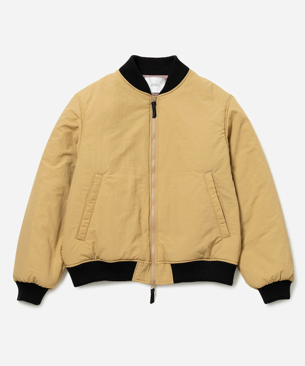 Beige | Padded Zip Blouson | Saturdays NYC