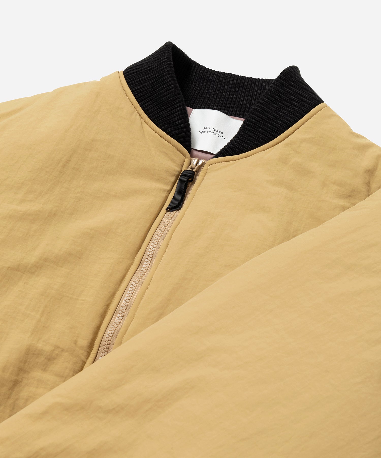 Beige | Padded Zip Blouson | Saturdays NYC