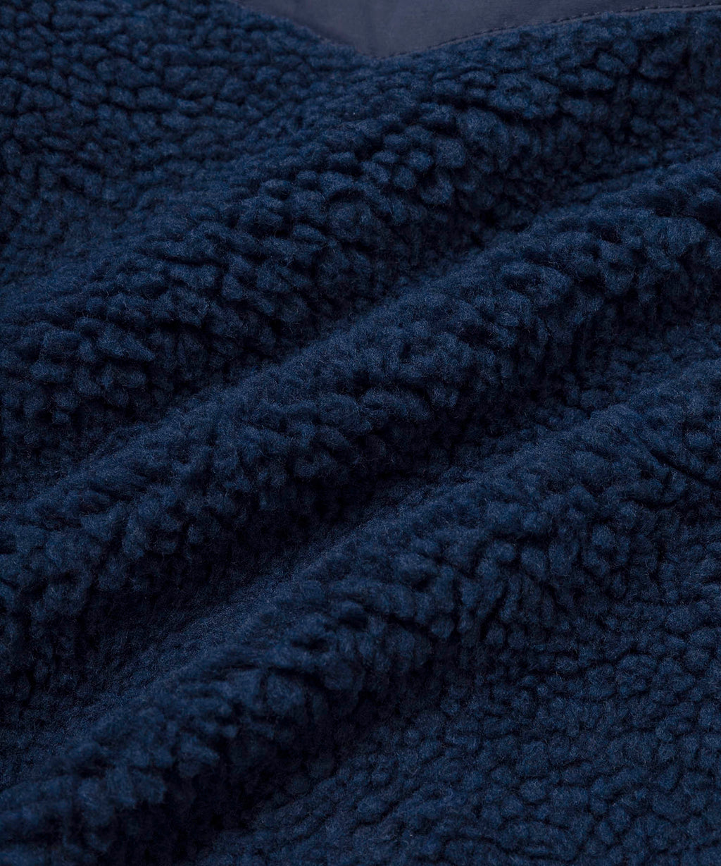 Blue | Boa Fleece Zip Blouson | Saturdays NYC