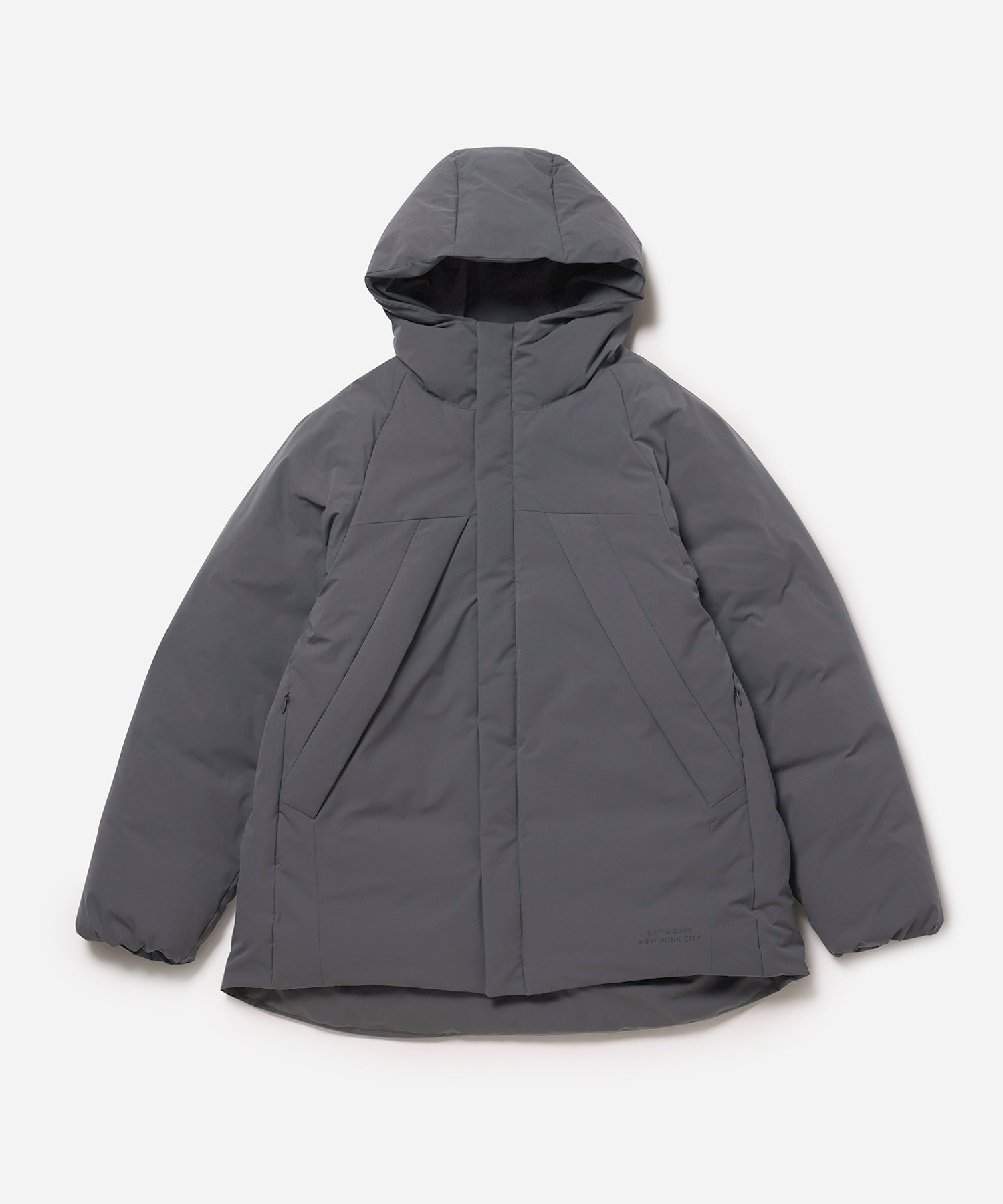 Charcoal | Allied Down Hooded Blouson | Saturdays NYC