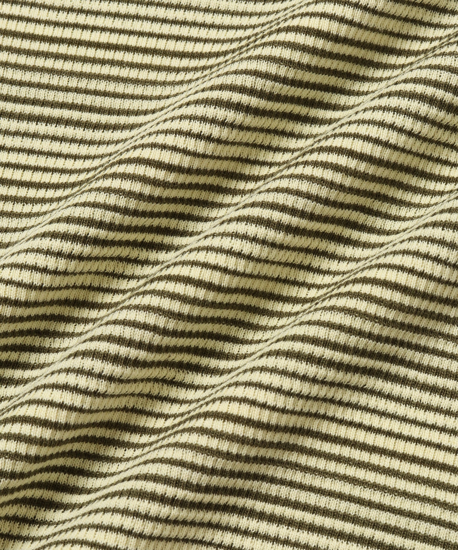 French Vanilla | Striped Waffle Relaxed SS Tee