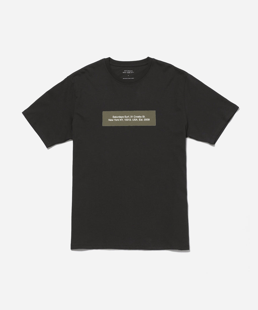 Black | Saturdays Block Standard SS Tee