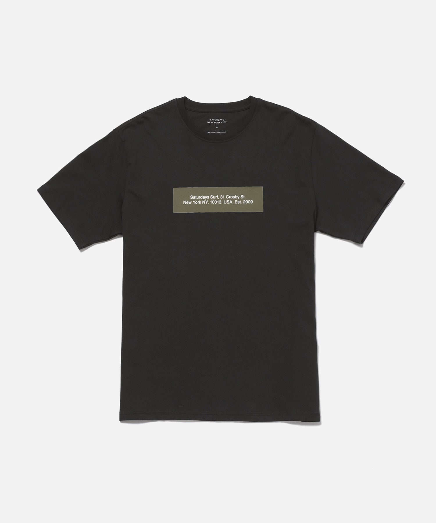 Black | Saturdays Block Standard SS Tee