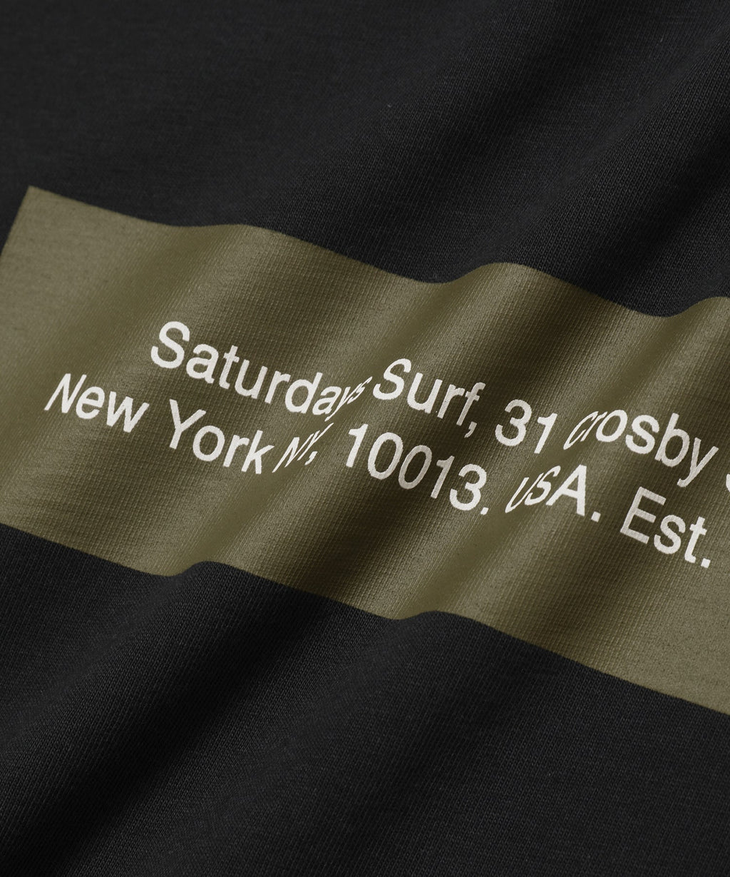 Black | Saturdays Block Standard SS Tee