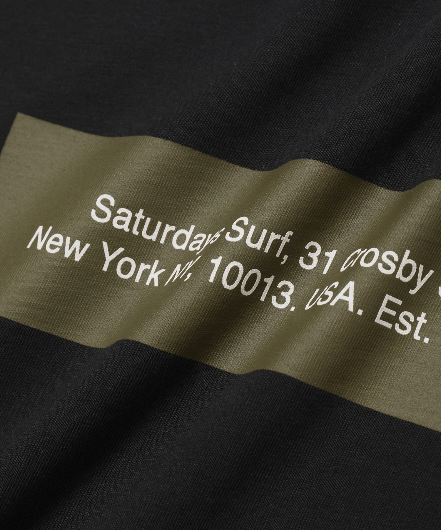Black | Saturdays Block Standard SS Tee