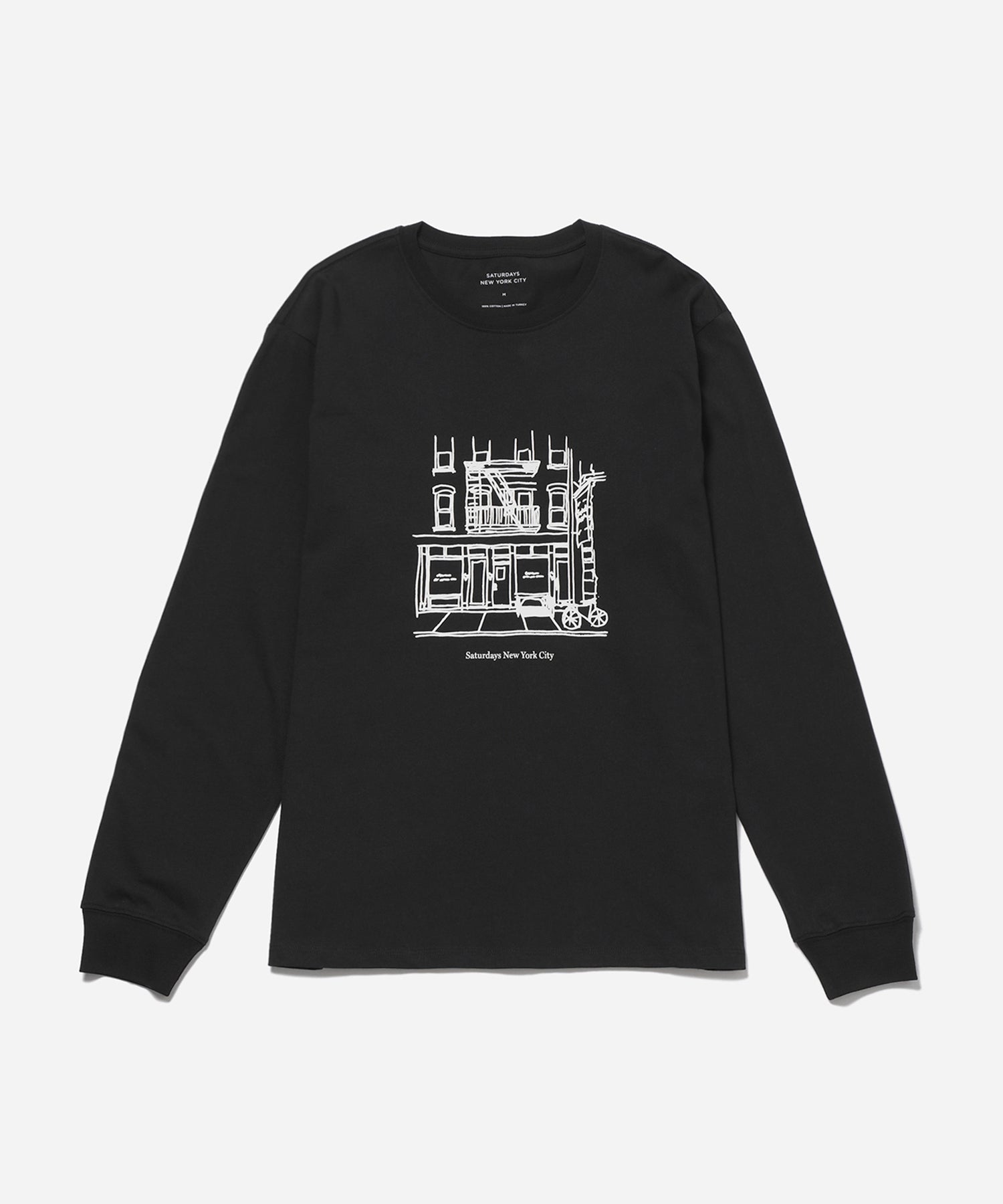 Black | Cafe Standard LS Tee