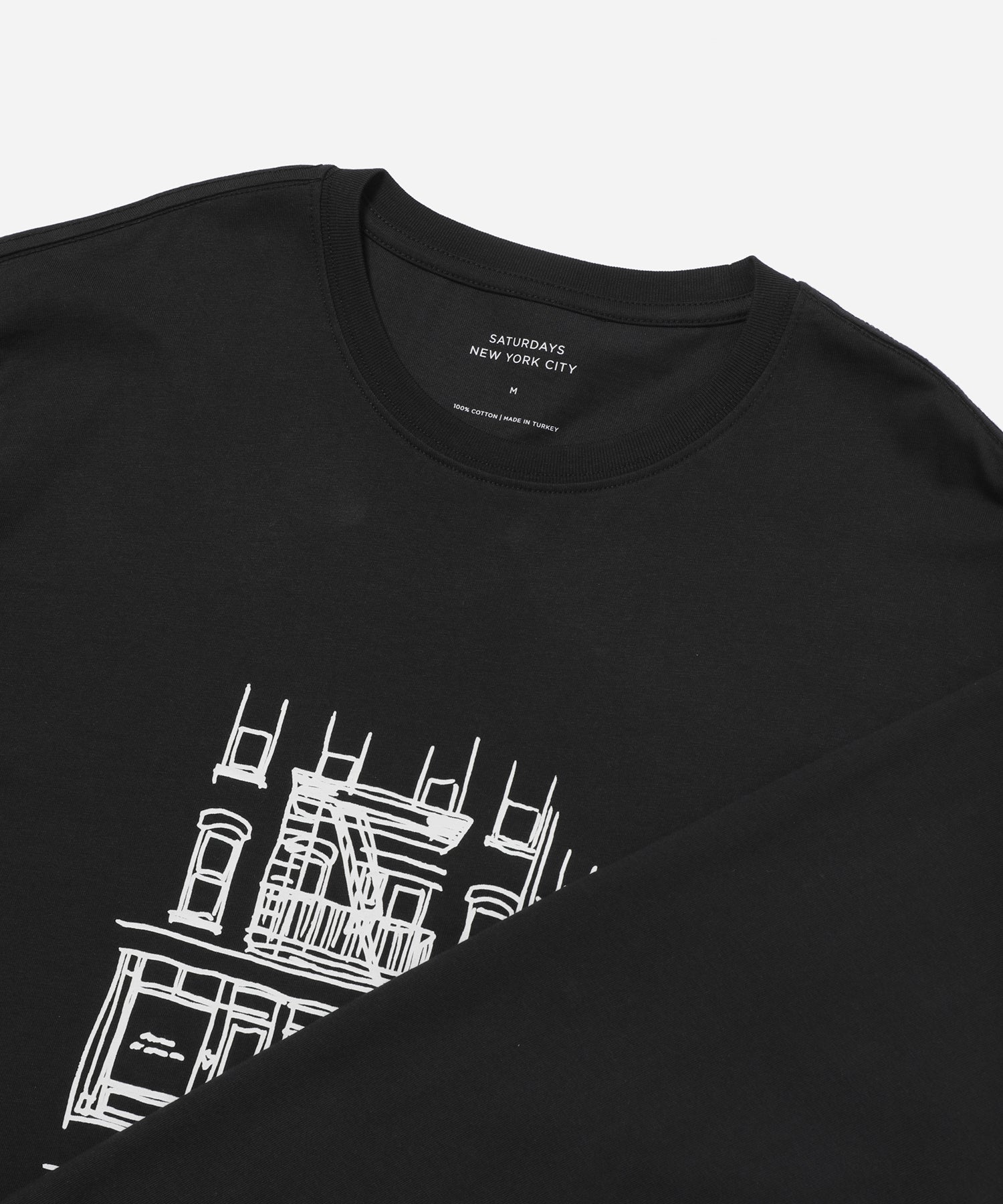 Black | Cafe Standard LS Tee