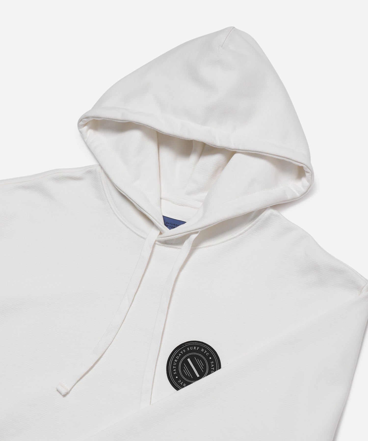 Ivory | Ditch Slash Badge Hoodie
