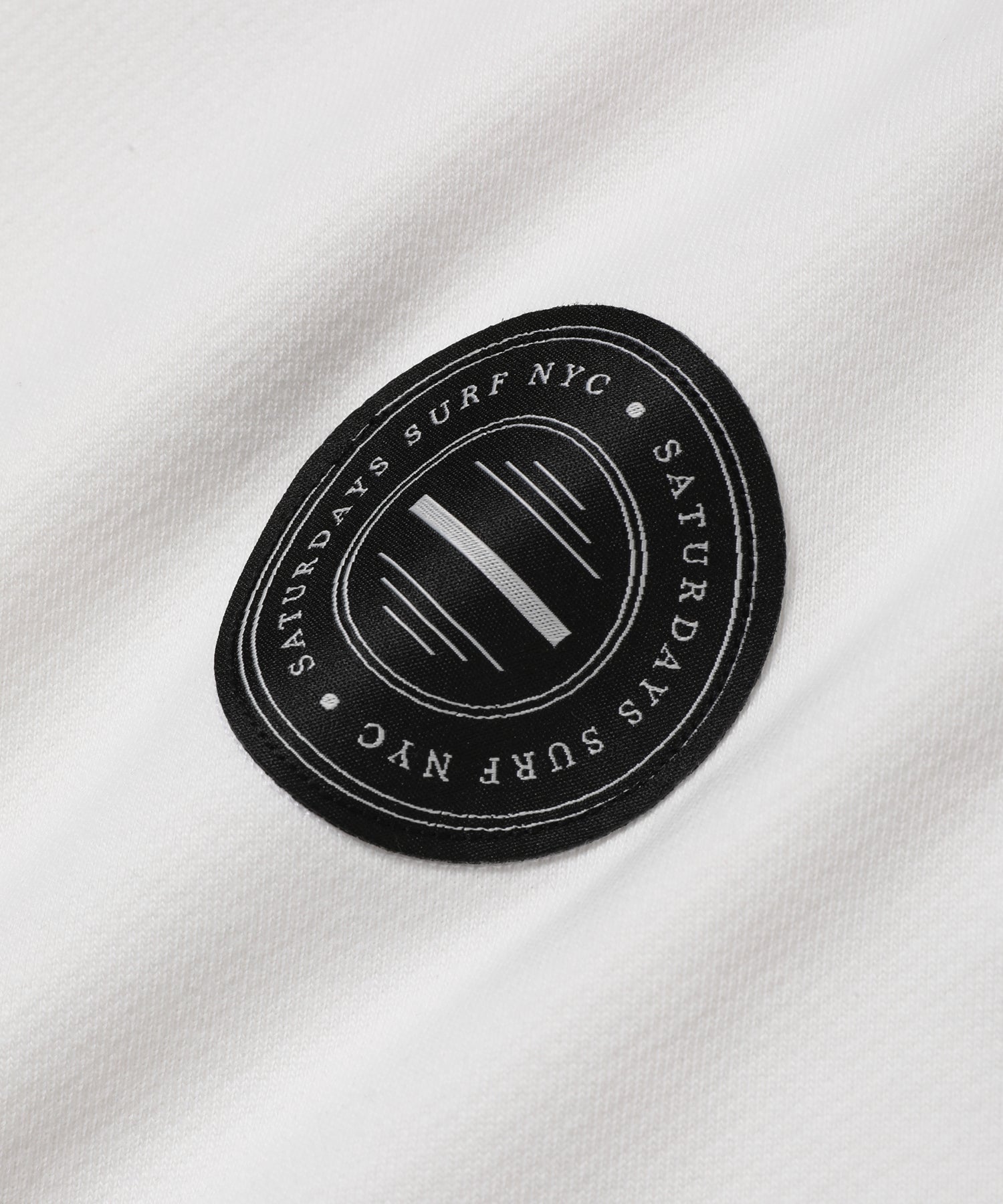 Ivory | Ditch Slash Badge Hoodie