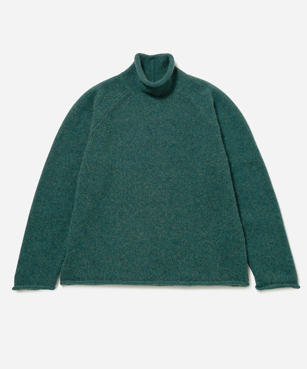 Dark Cedar | Roll Neck Knit | Saturdays NYC