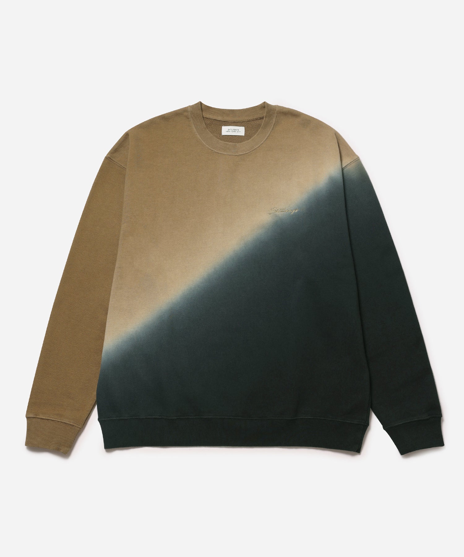 Camel | Heavy Weight Step Dyeing Sweat | Saturdays NYC
