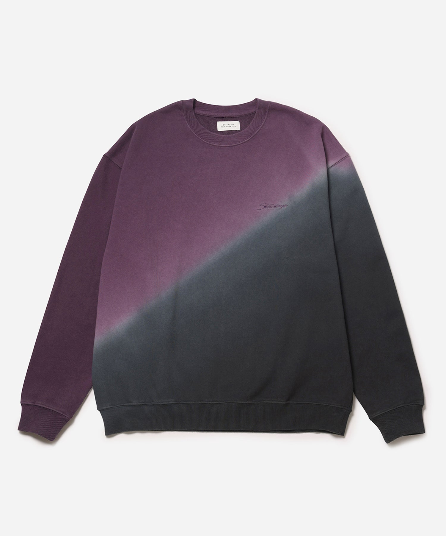Purple | Heavy Weight Step Dyeing Sweat | Saturdays NYC