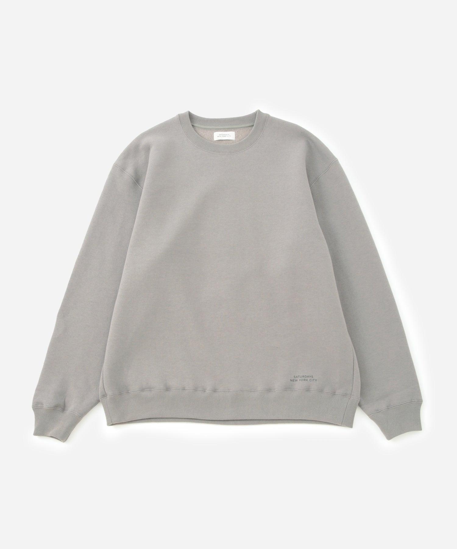 Taupe | Wool Blend Crew Sweatshirt | Saturdays NYC