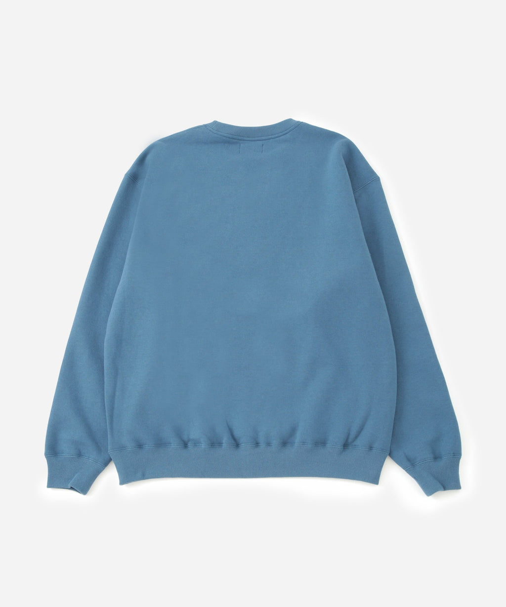 Blue | Wool Blend Crew Sweatshirt | Saturdays NYC