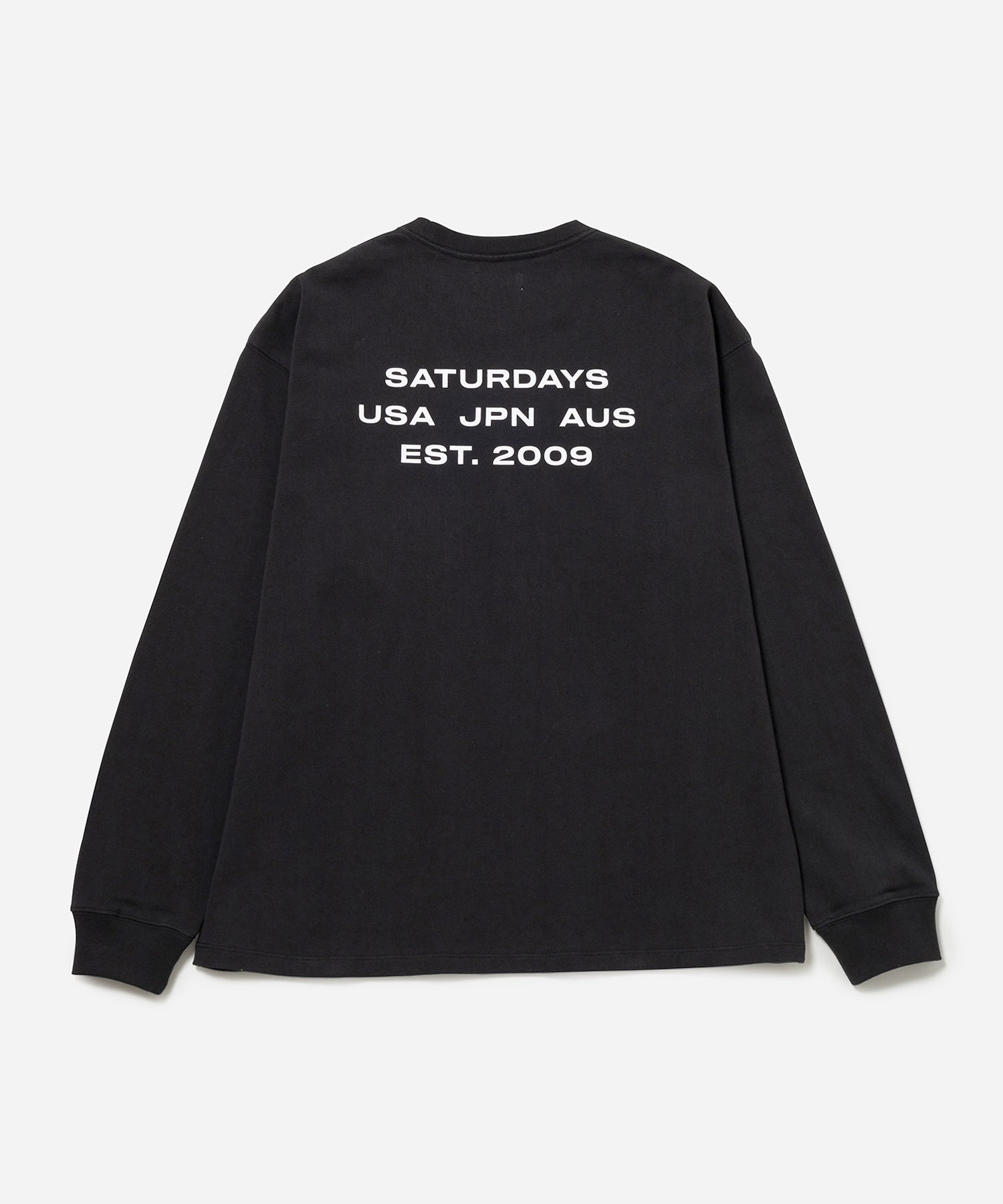 Black | Max Weight LS Tee | Saturdays NYC