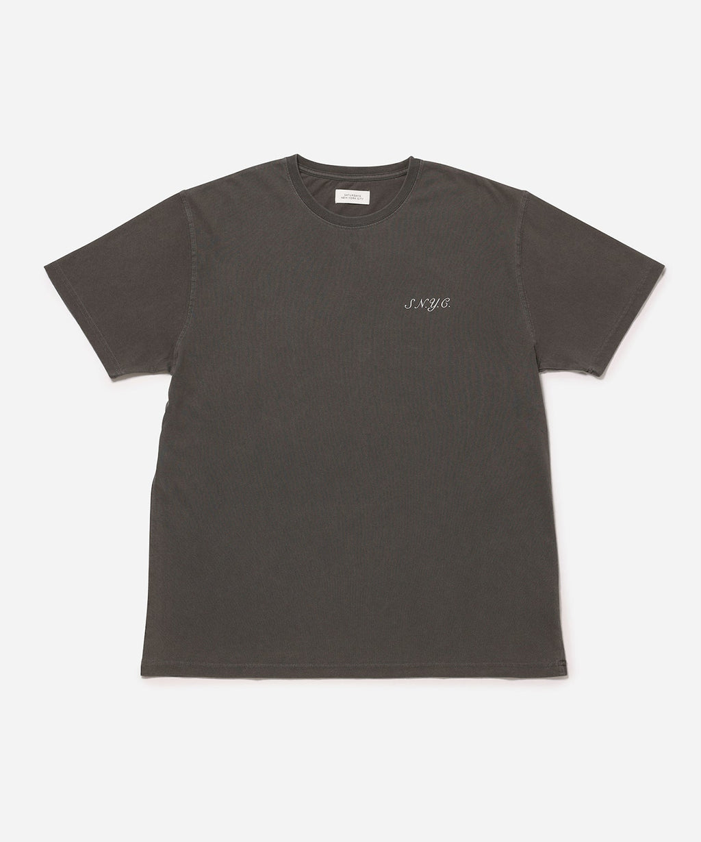 Black | Pigment Dyed SS Tee | Saturdays NYC