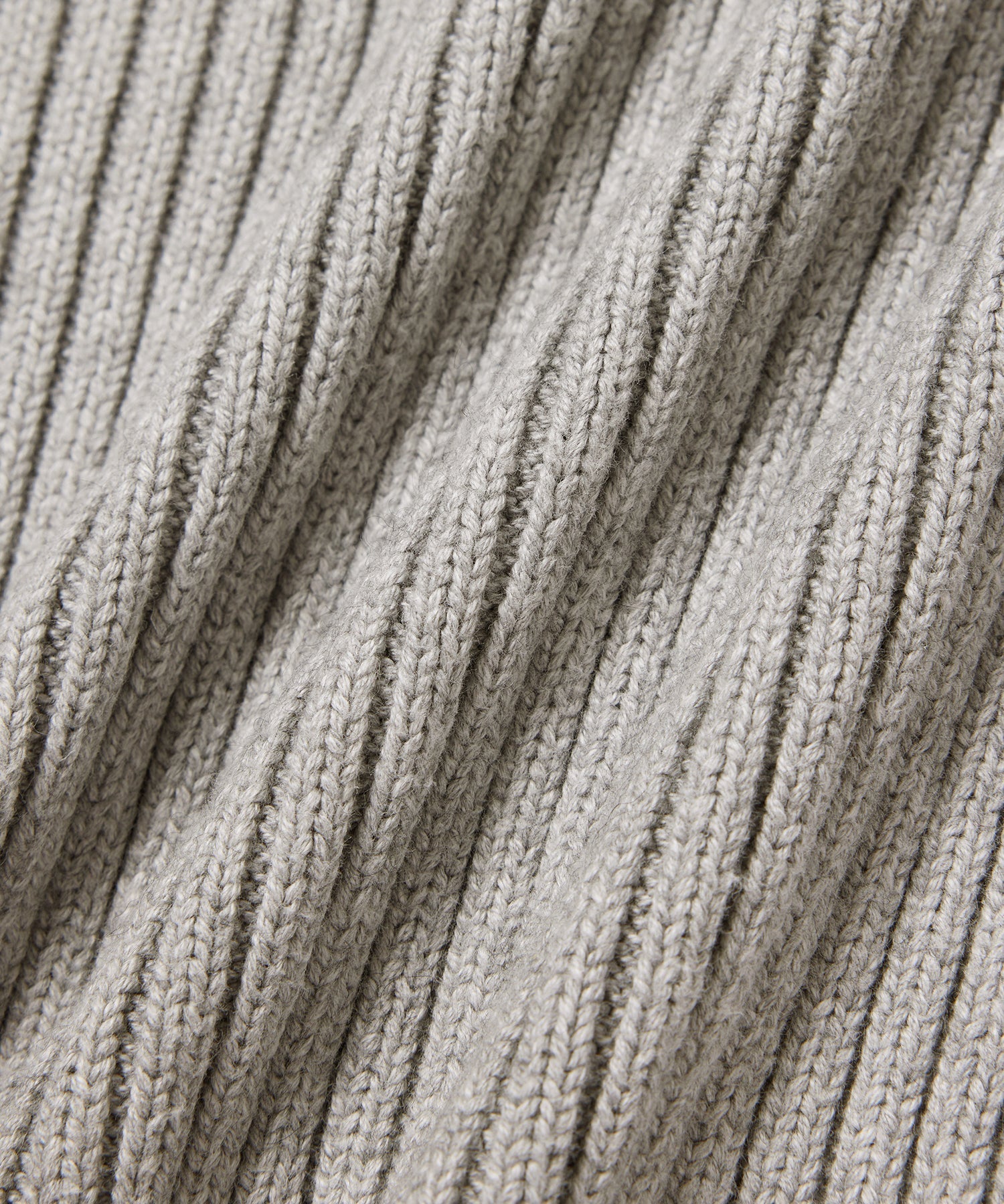 Ash Heather | Leah Cashmere Zip Sweater