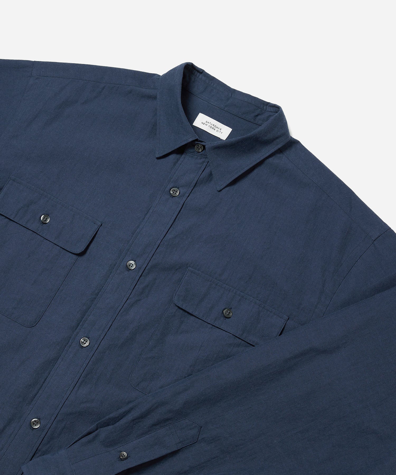 Navy | Chambray Work Shirt | Saturdays NYC