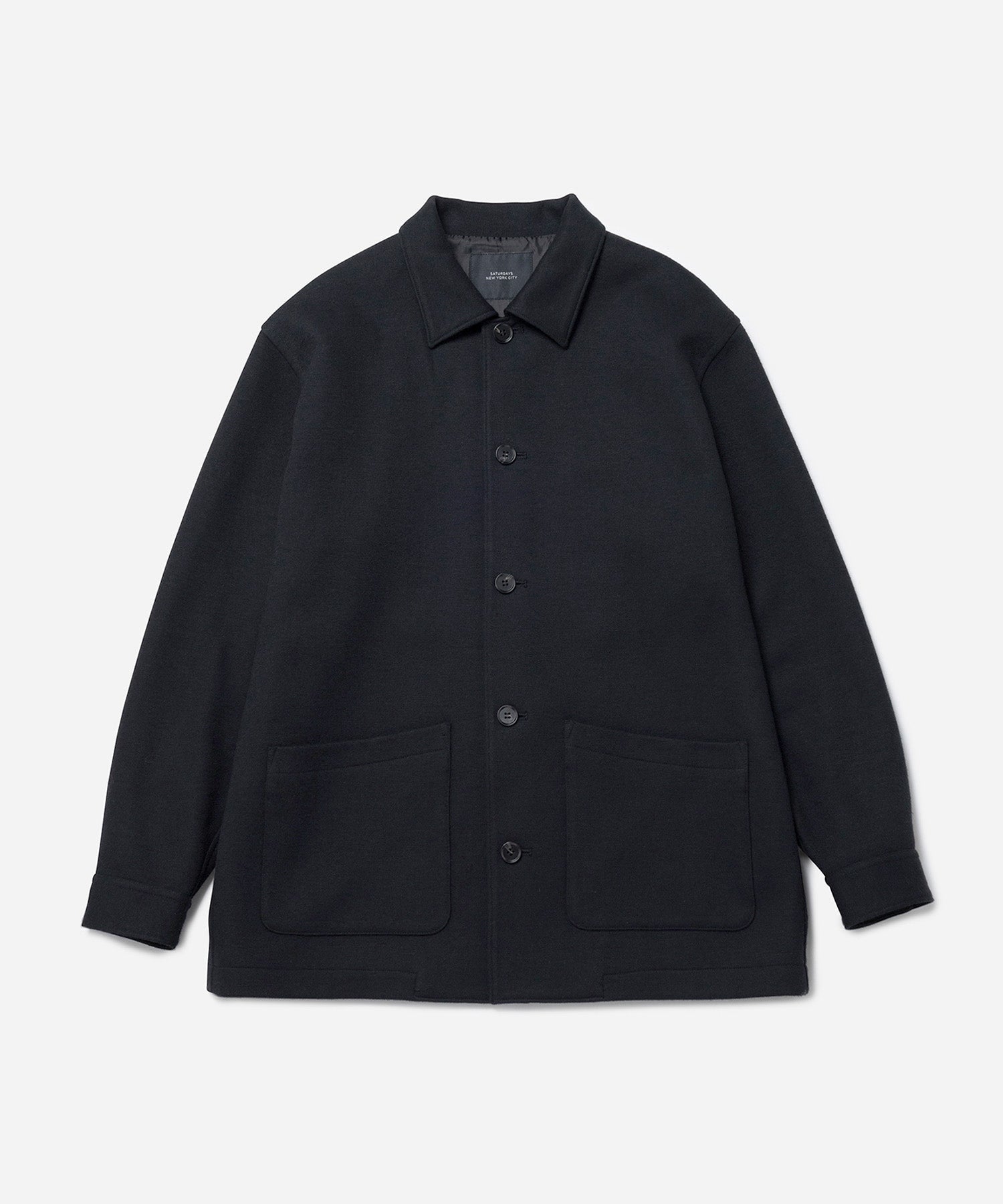 Black | Coverall Wool Shirts Blouson | Saturdays NYC