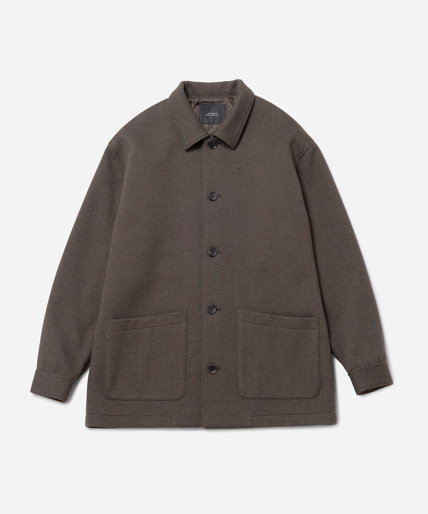 Taupe | Coverall Wool Shirts Blouson | Saturdays NYC