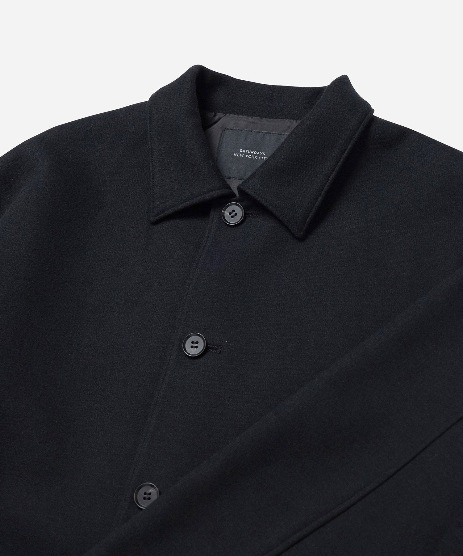 Black | Coverall Wool Shirts Blouson | Saturdays NYC