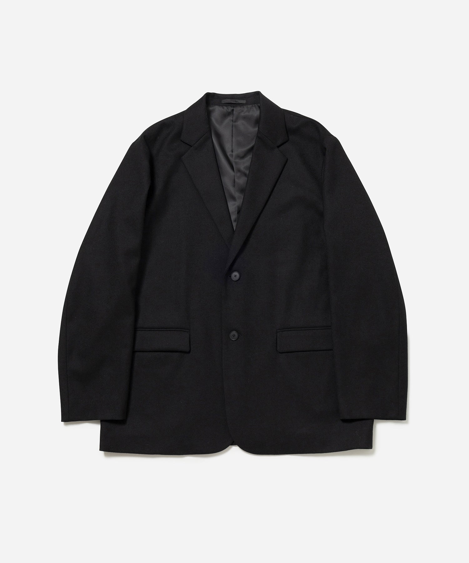 Black | Wool Saxony Tailored Jacket | Saturdays NYC