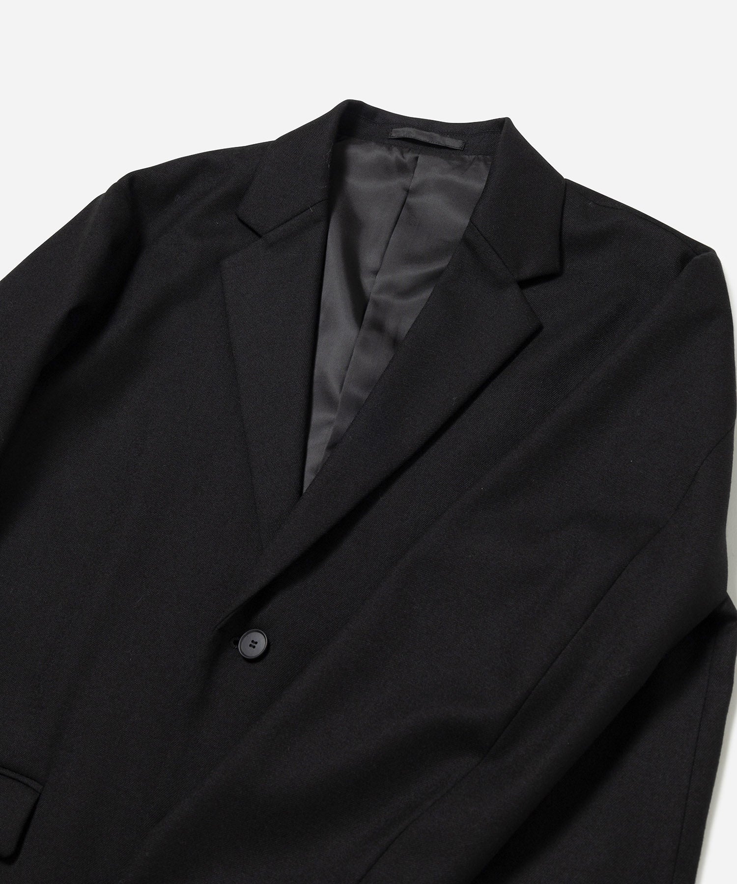 Black | Wool Saxony Tailored Jacket | Saturdays NYC