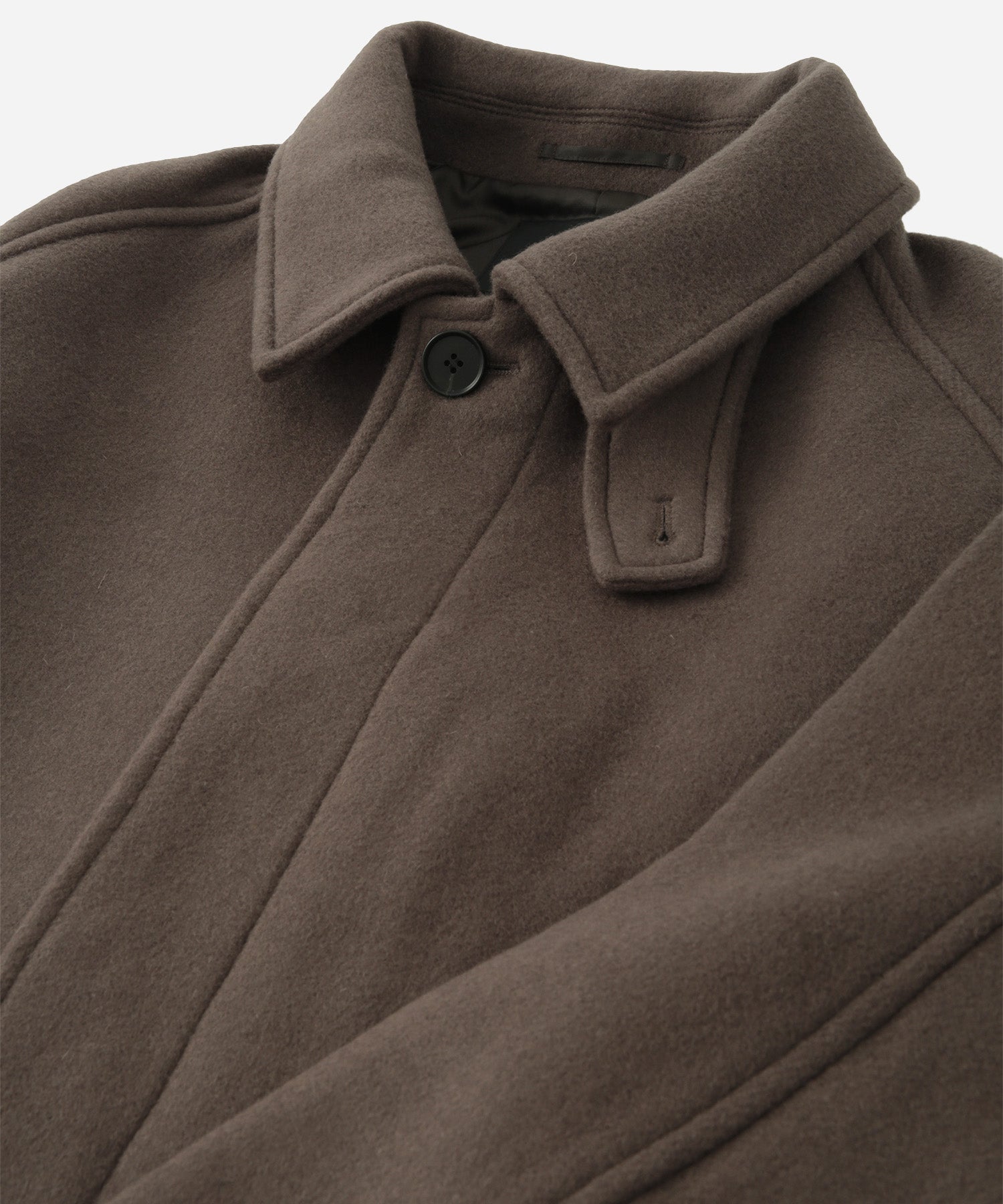 Double Weave Wool Overcoat