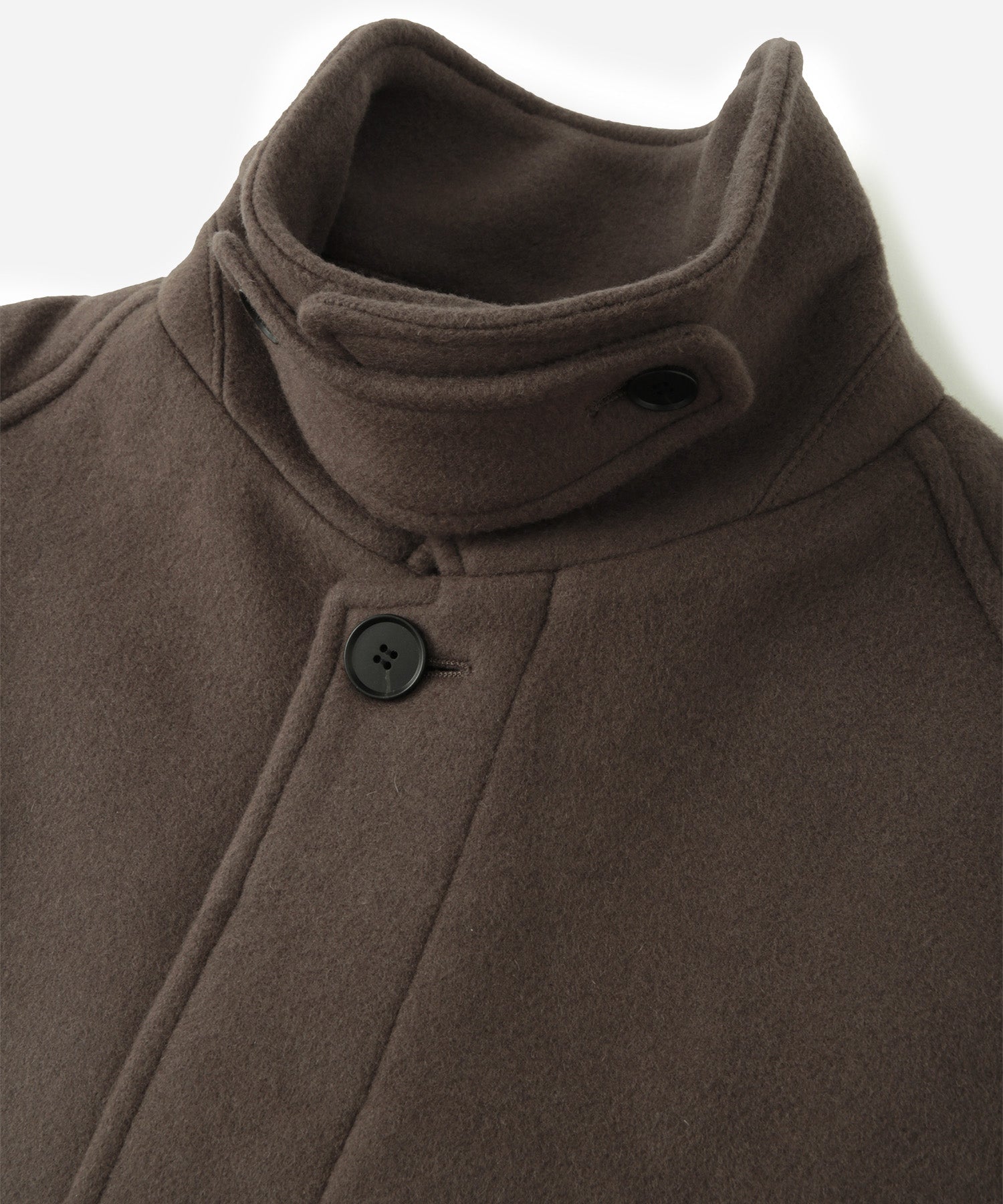 Double Weave Wool Overcoat