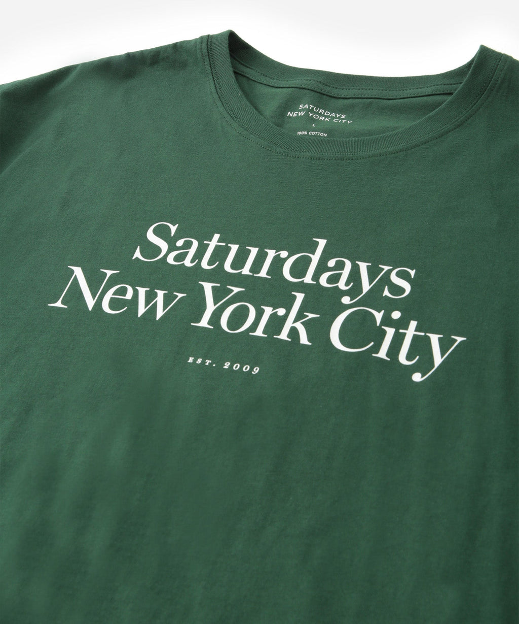 Green | Miller Standard SS Tee | Saturdays NYC