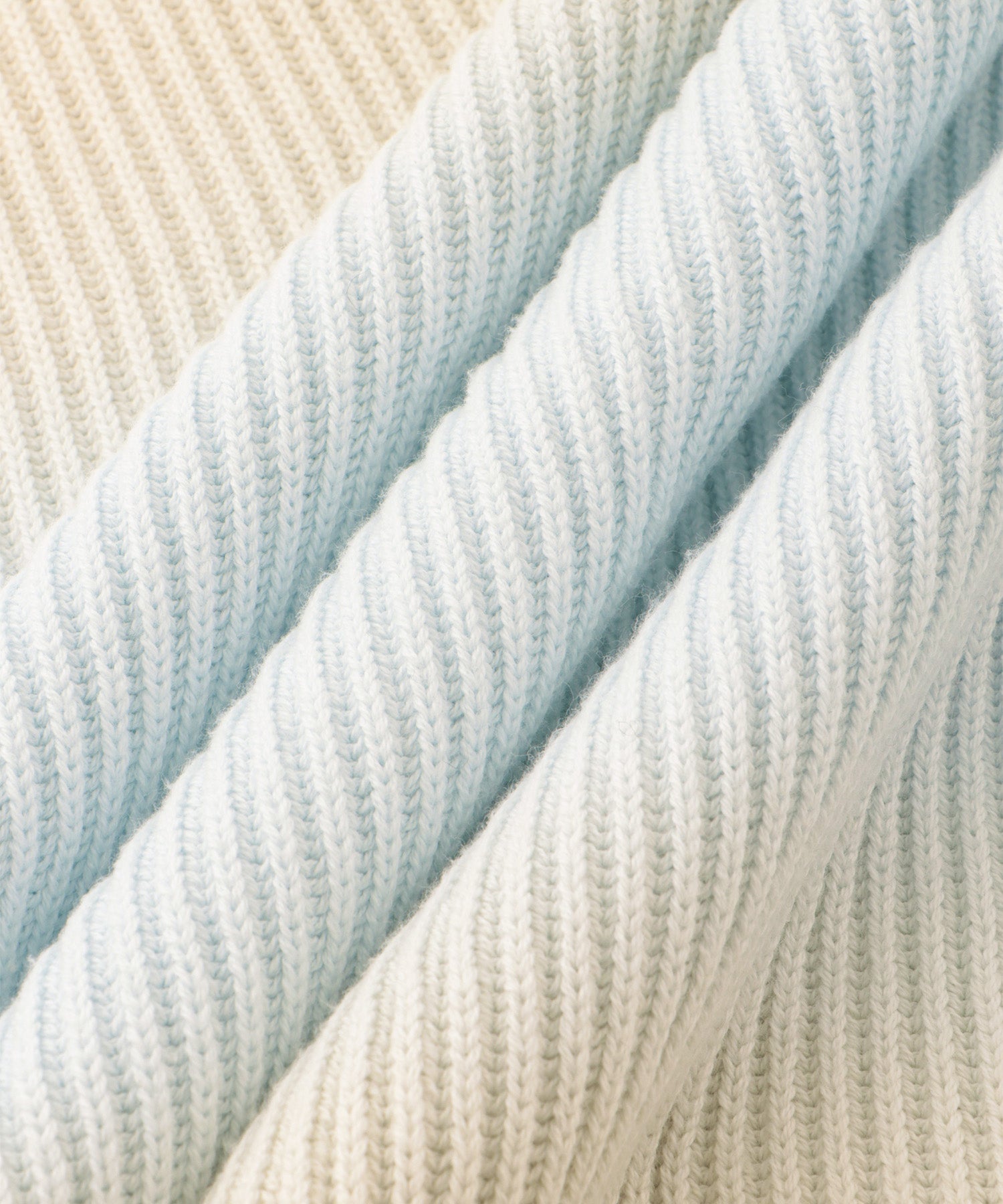 Light Beige | Cotton Cashmere Step Dyeing Knit | Saturdays NYC