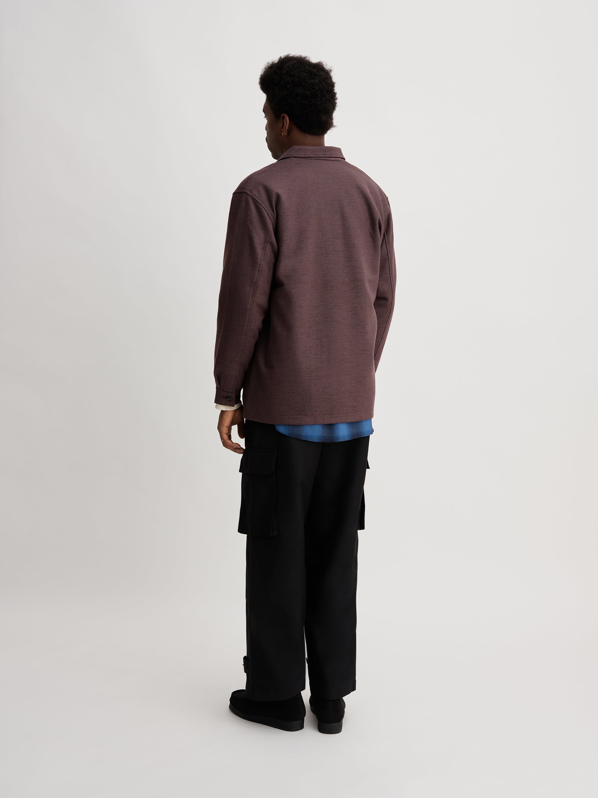 Taupe | Coverall Wool Shirts Blouson | Saturdays NYC