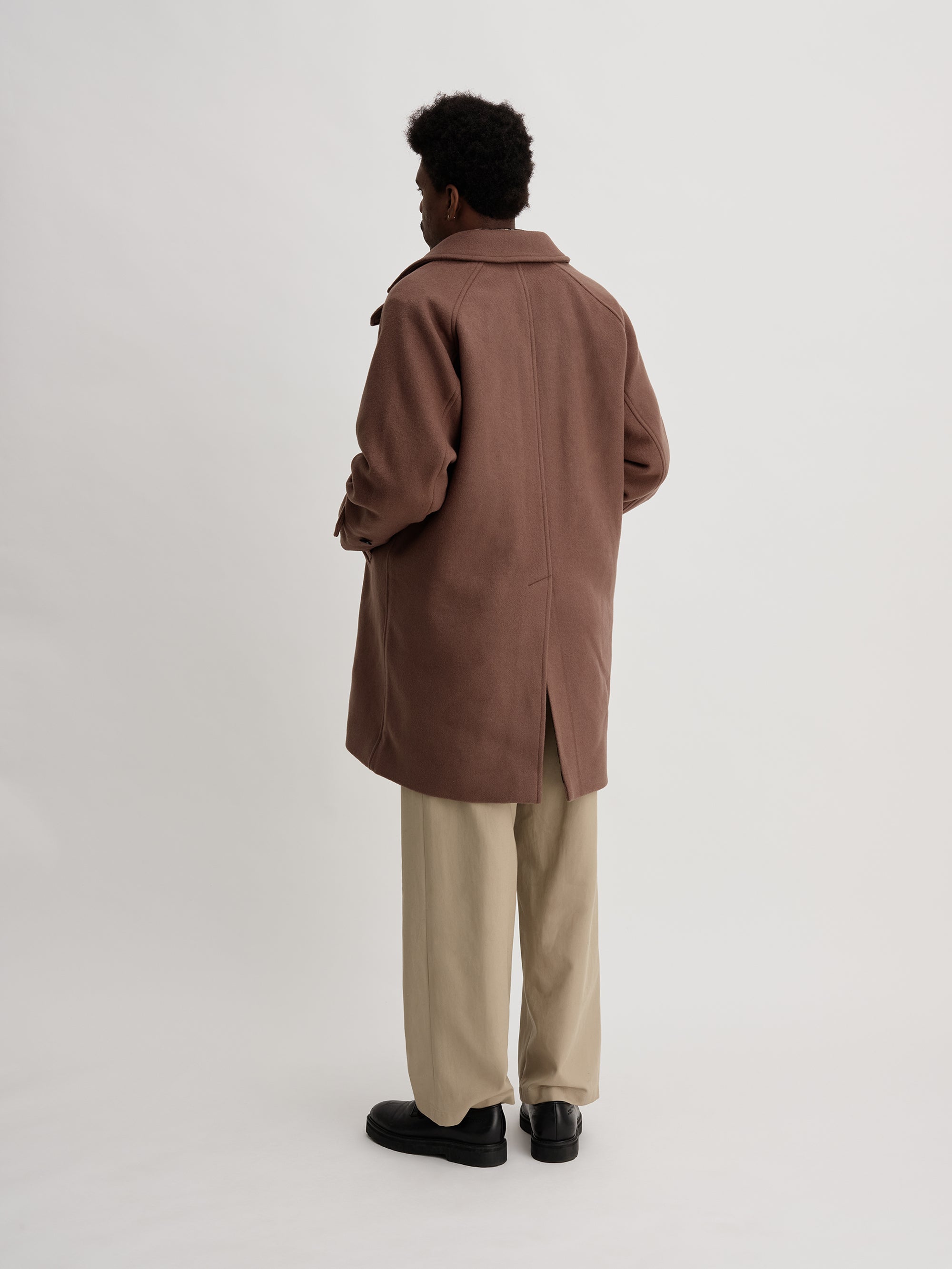Double Weave Wool Overcoat