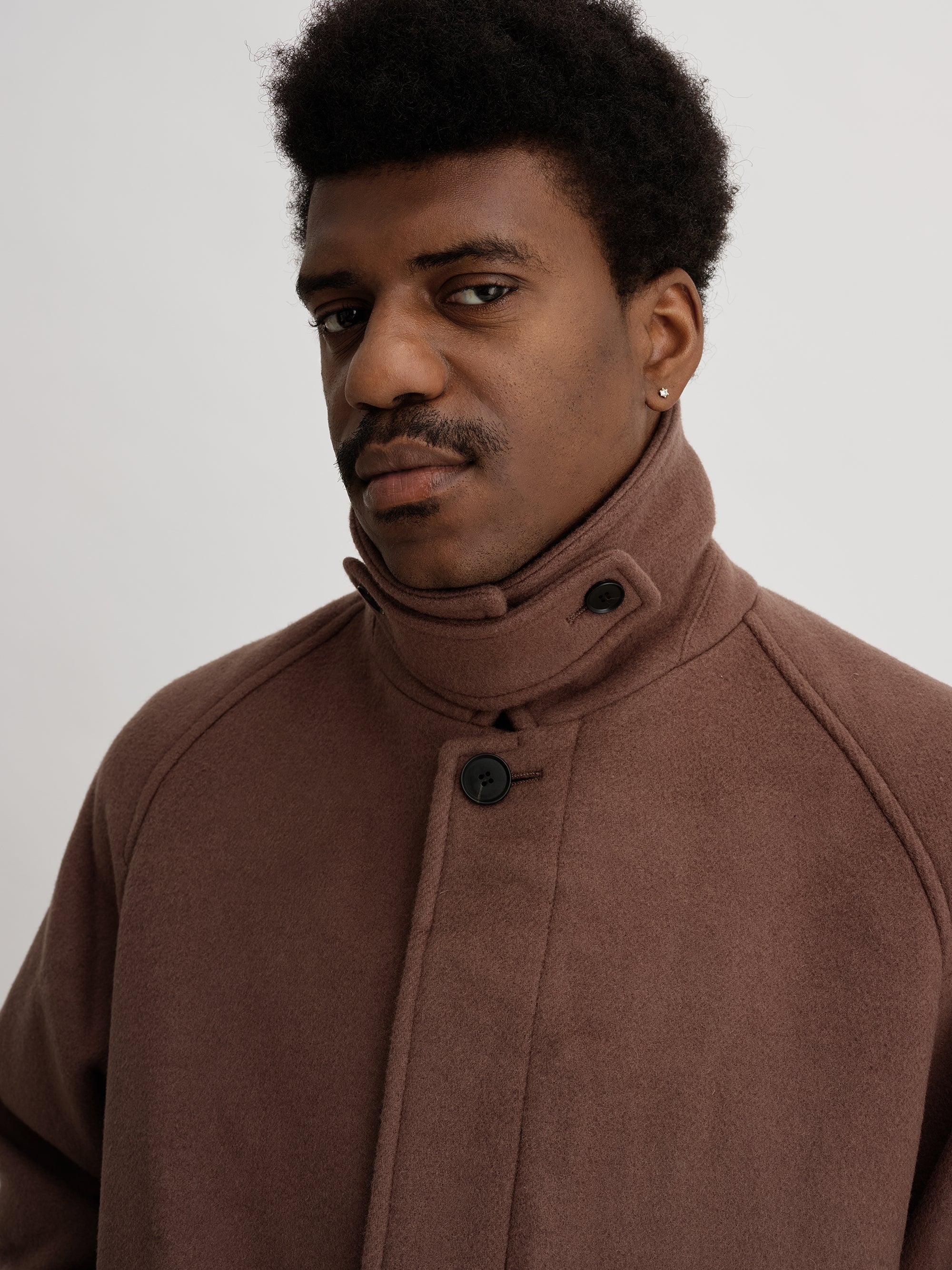 Double Weave Wool Overcoat