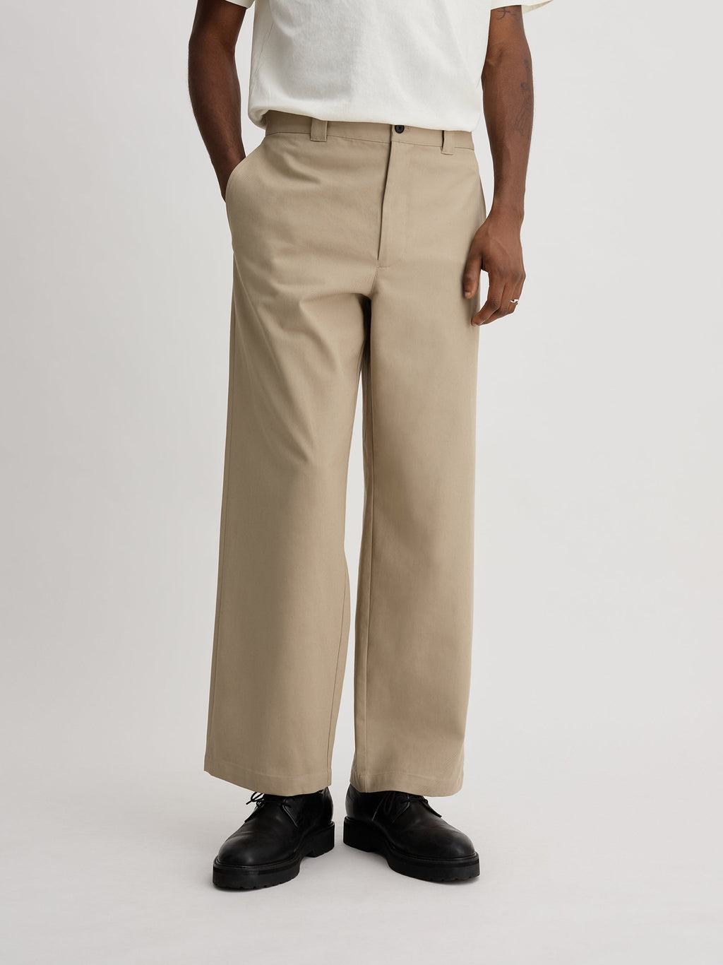 Beige | Relaxed Chino Pants | Saturdays NYC
