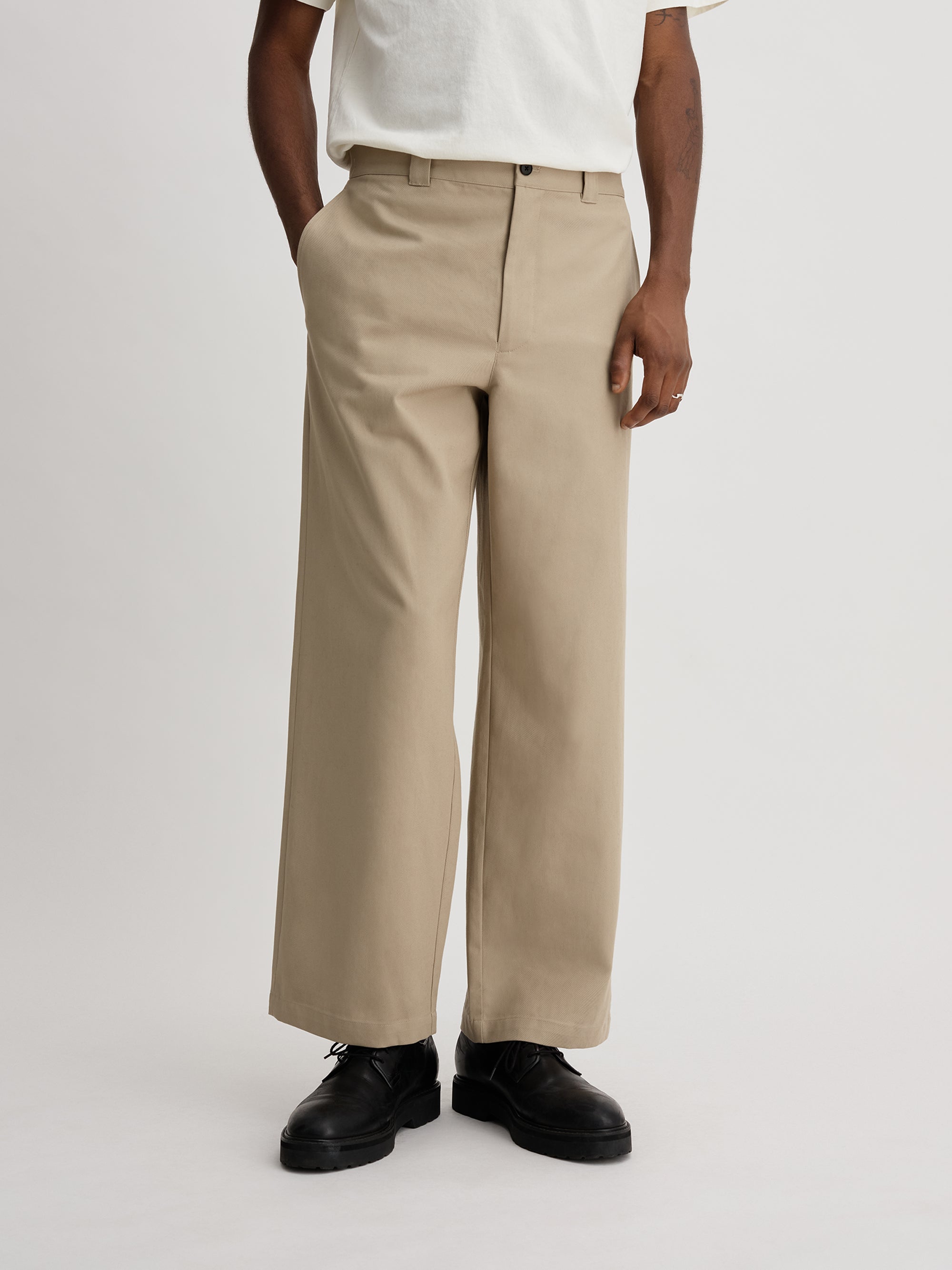 Beige | Relaxed Chino Pants | Saturdays NYC