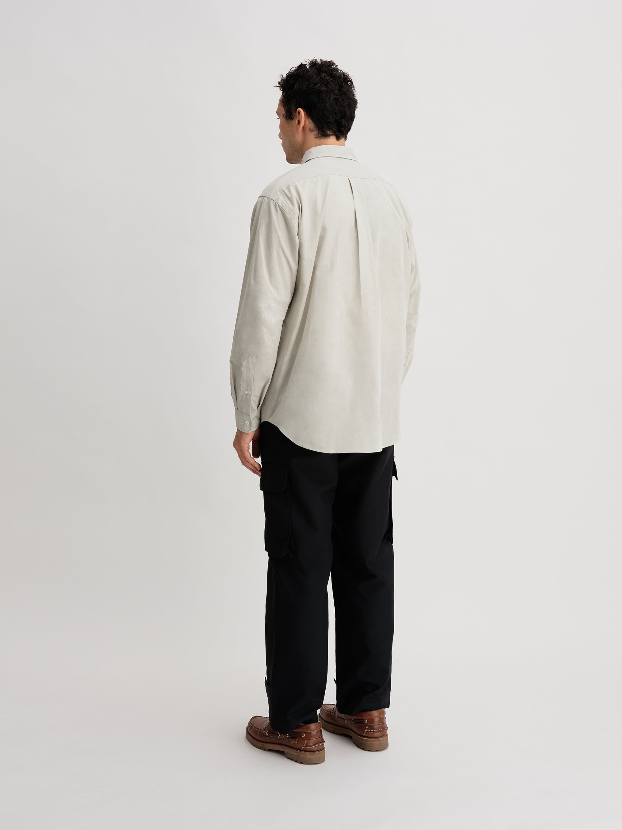 Light Grey | Chambray Work Shirt | Saturdays NYC