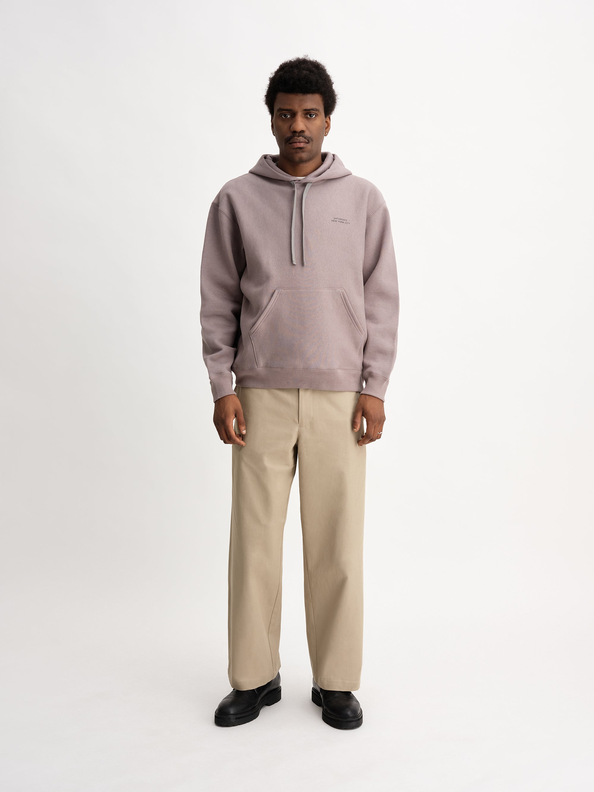 Taupe | Ditch Wool Blend Hoodie | Saturdays NYC