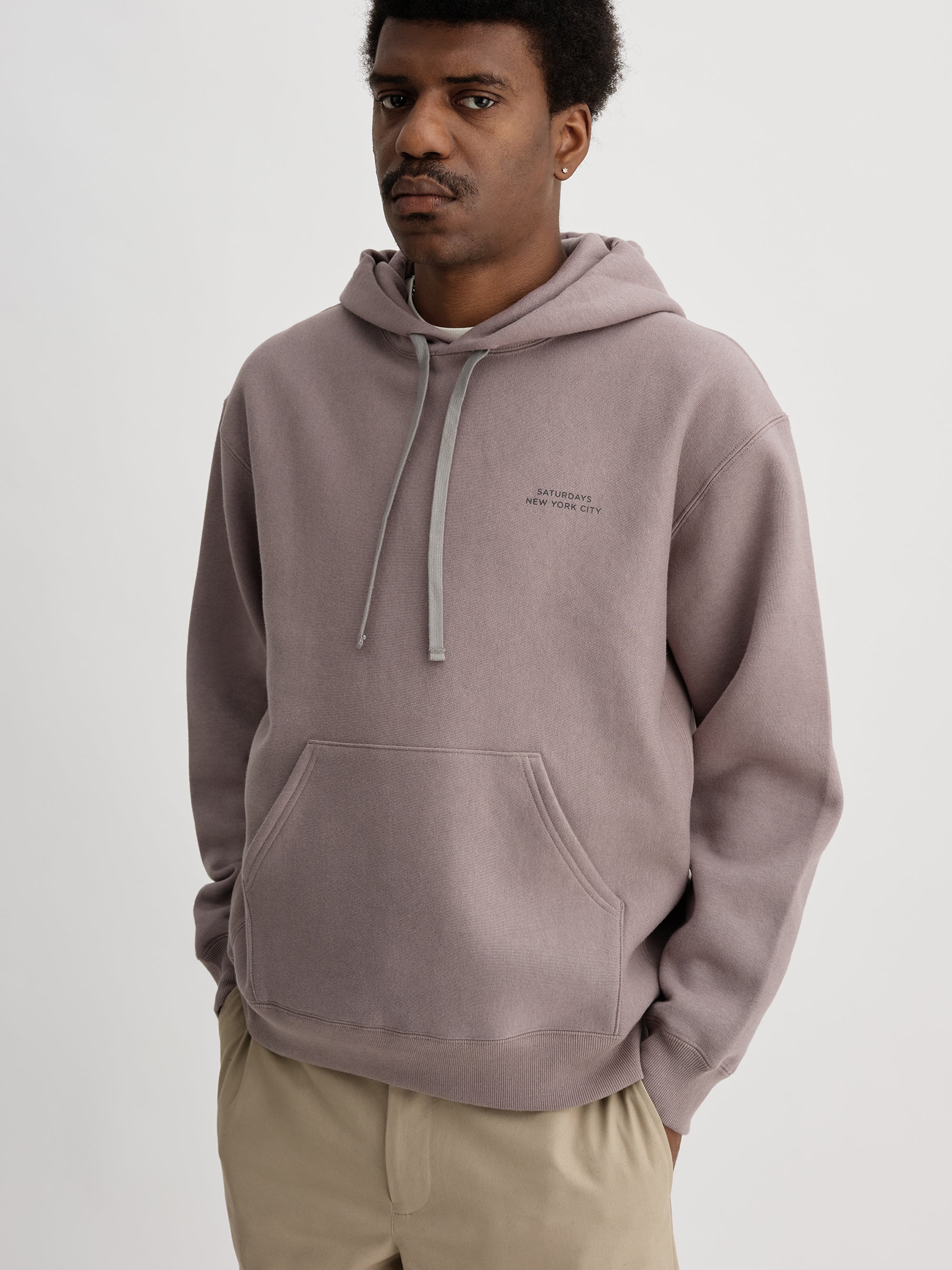 Taupe | Ditch Wool Blend Hoodie | Saturdays NYC