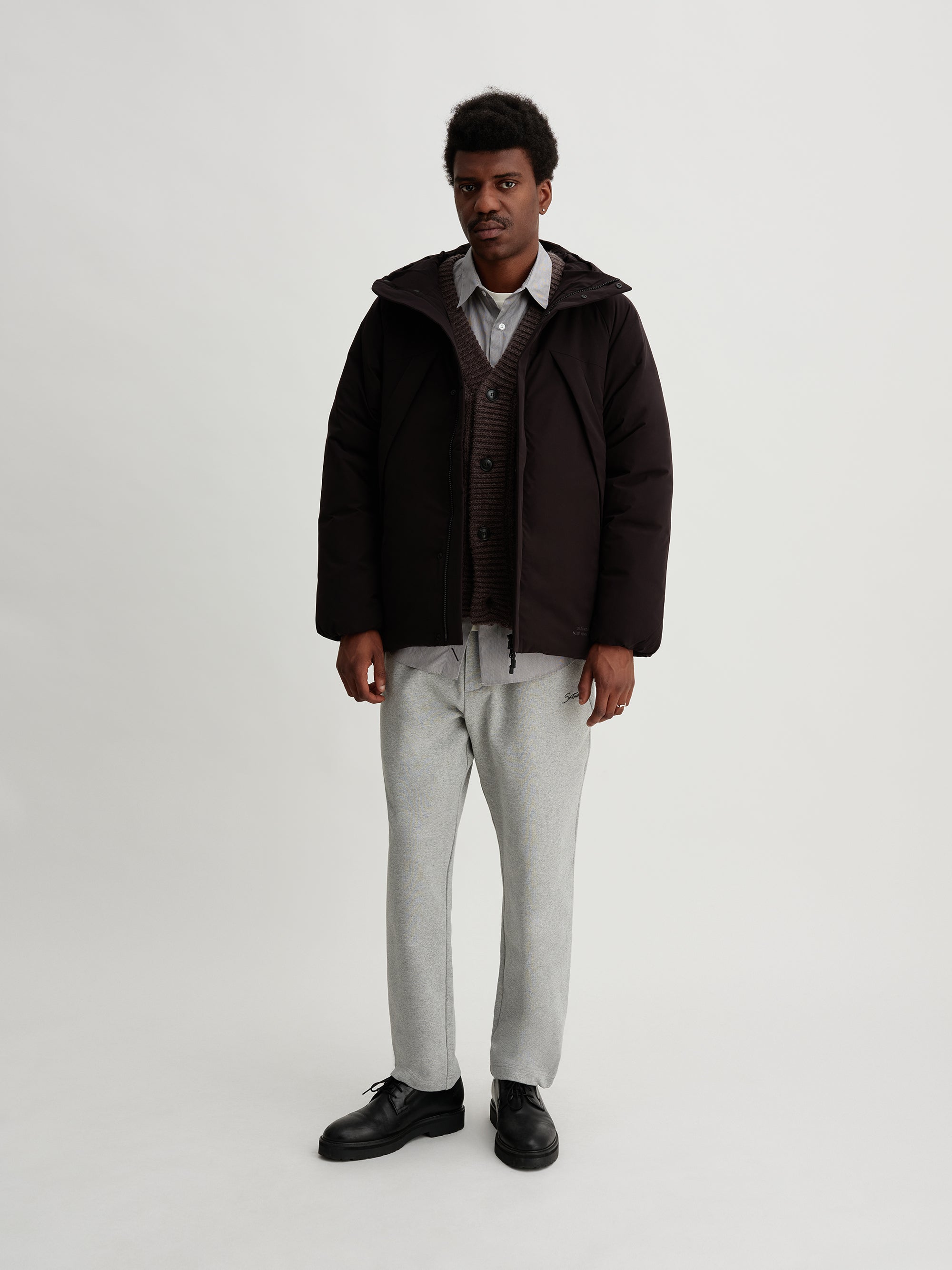 Black | Allied Down Hooded Blouson | Saturdays NYC