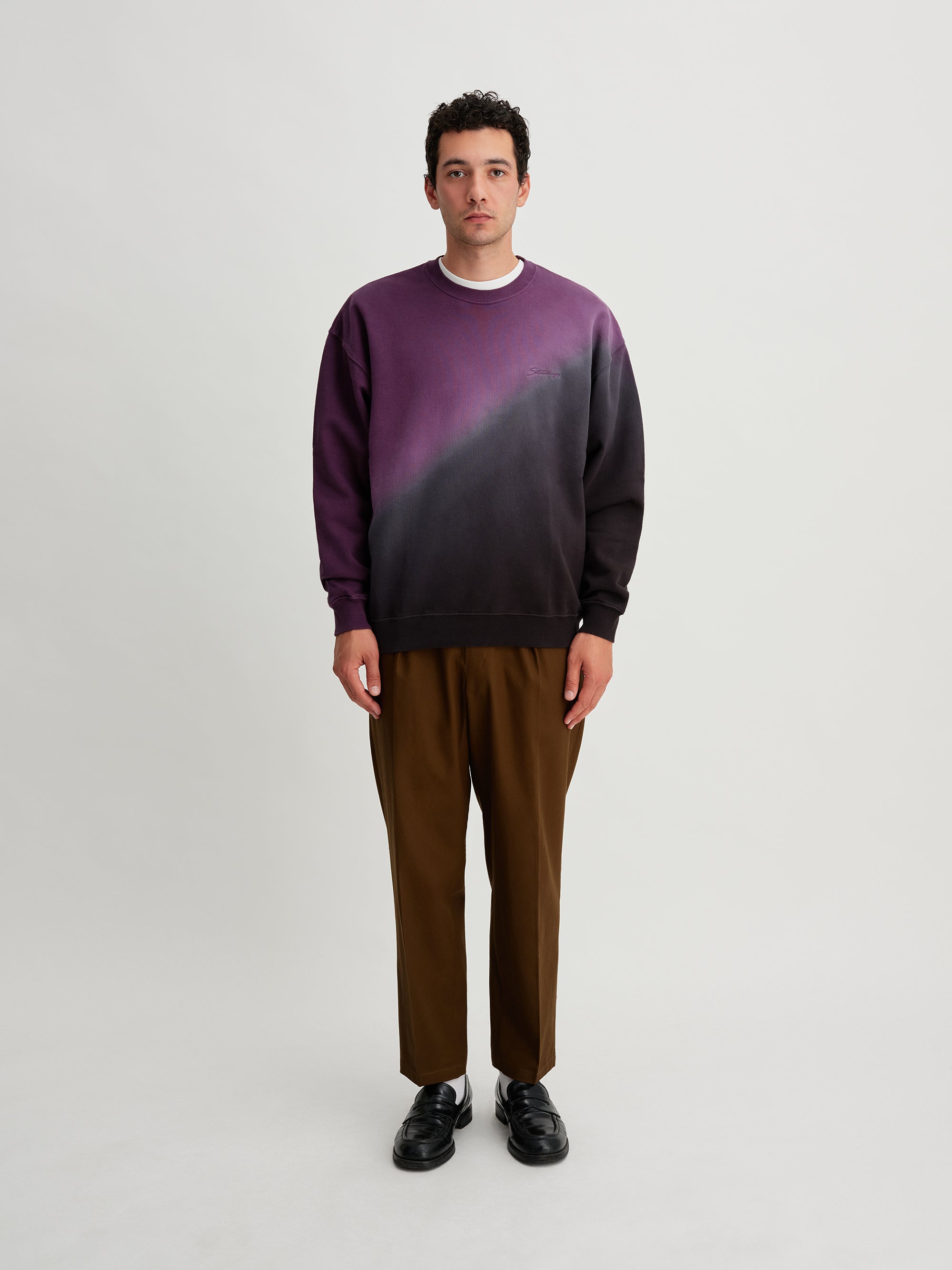 Purple | Heavy Weight Step Dyeing Sweat | Saturdays NYC