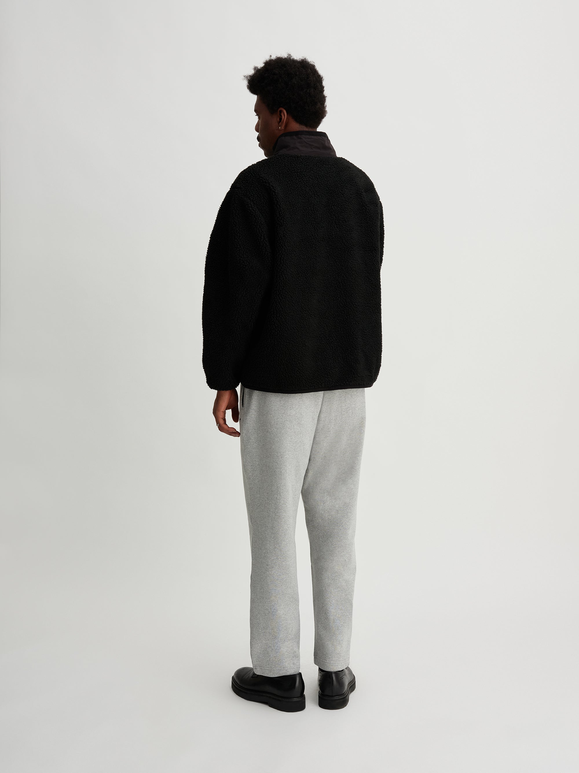 Black | Boa Fleece Zip Blouson | Saturdays NYC