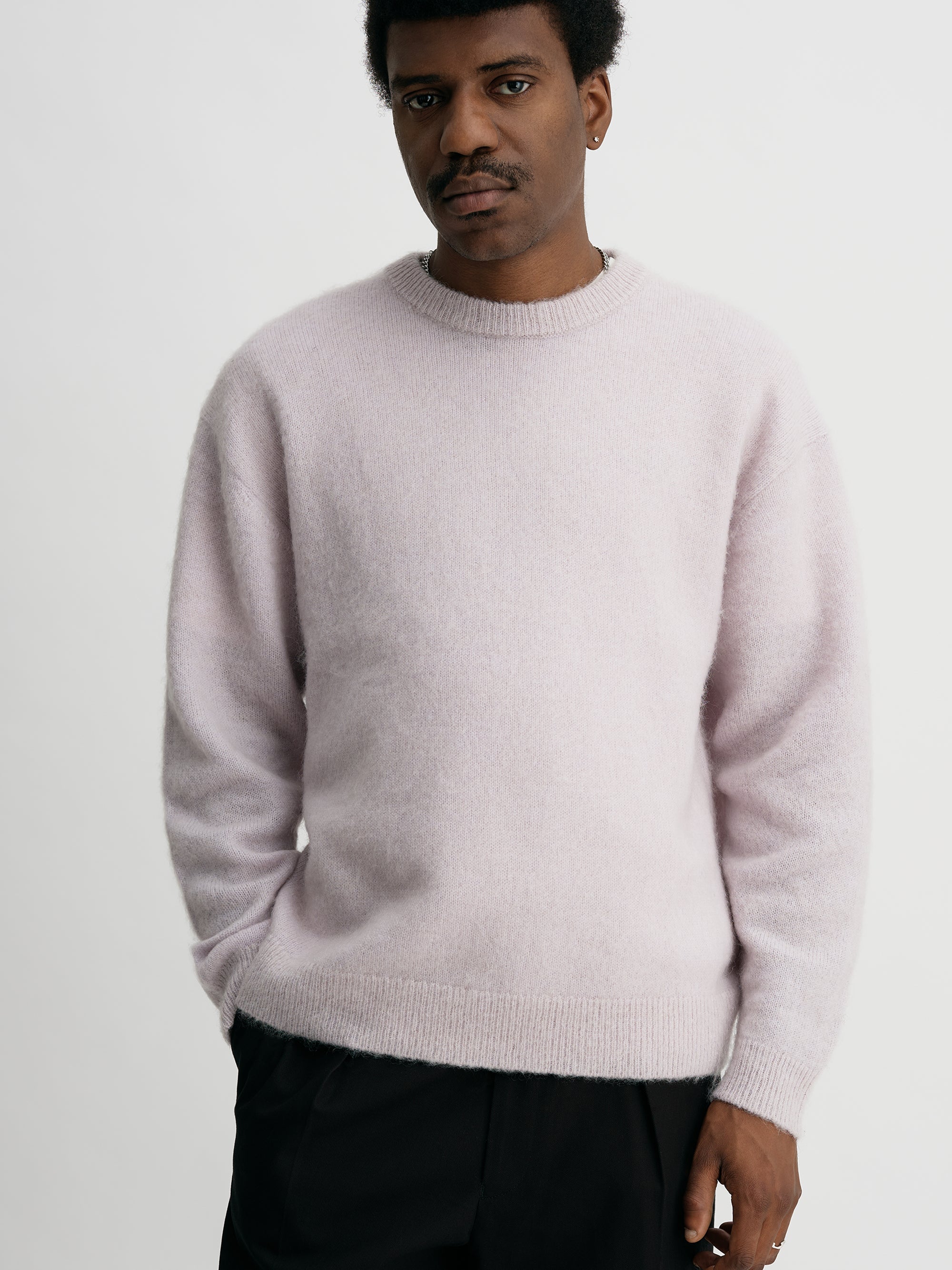 Lavender | Mohair Shaggy Knit | Saturdays NYC