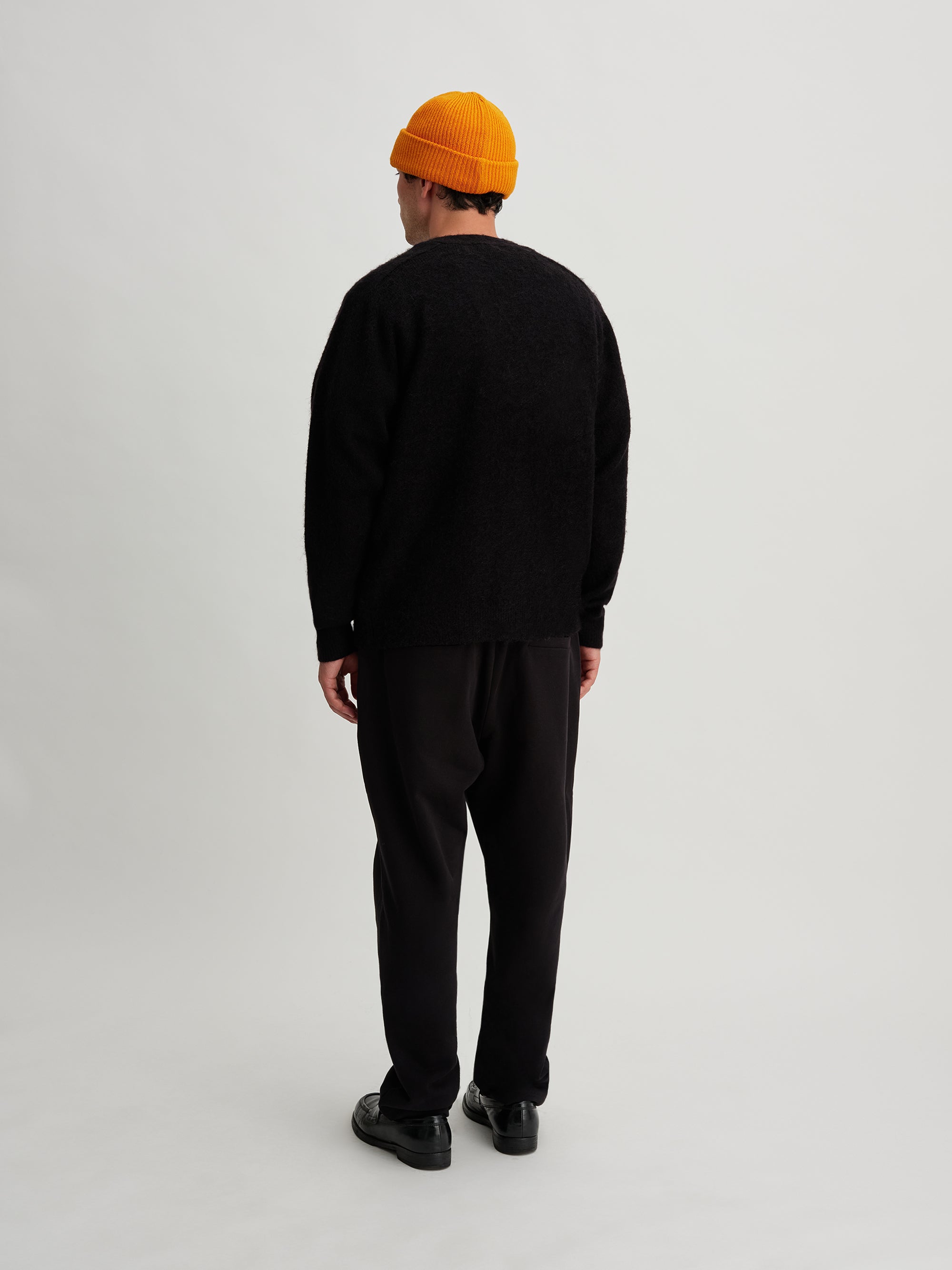 Black | Mohair Shaggy Cardigan | Saturdays NYC