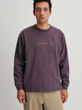 Purple | Heavy Weight Pigment LS Tee | Saturdays NYC