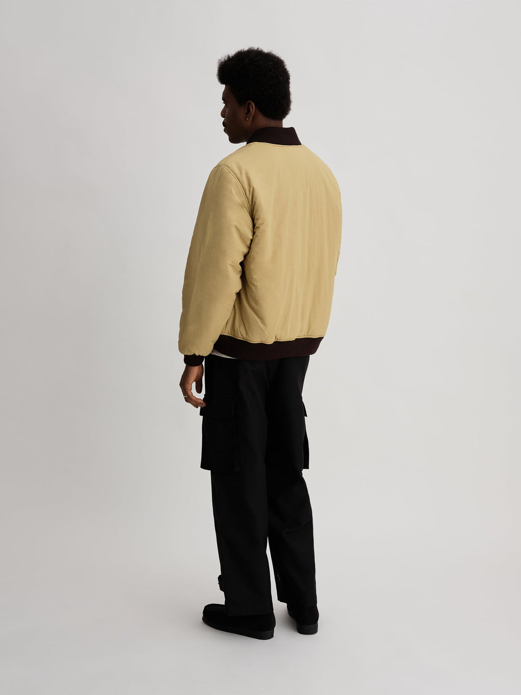 Beige | Padded Zip Blouson | Saturdays NYC