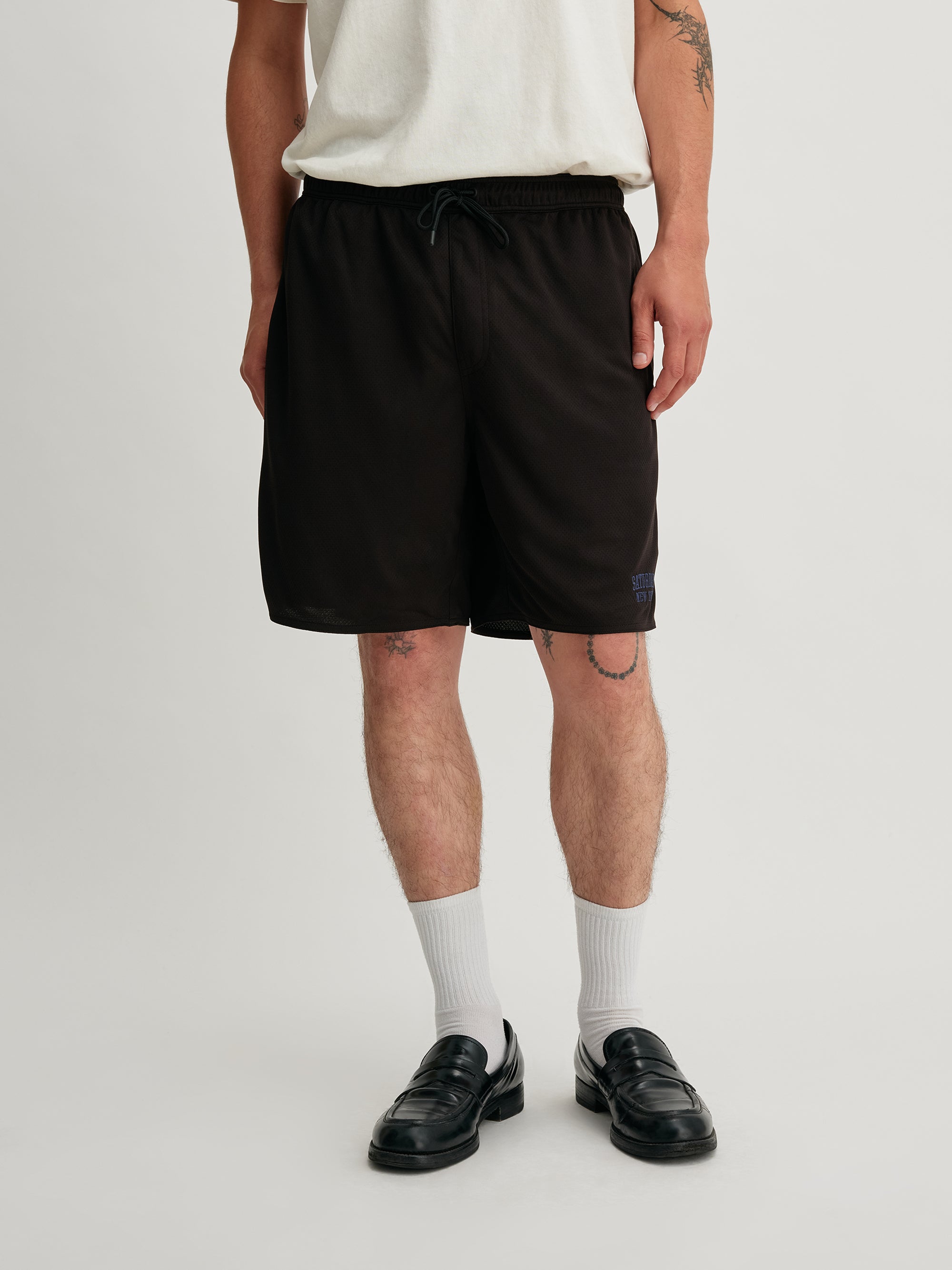 Black | Mesh Walk Short | Saturdays NYC